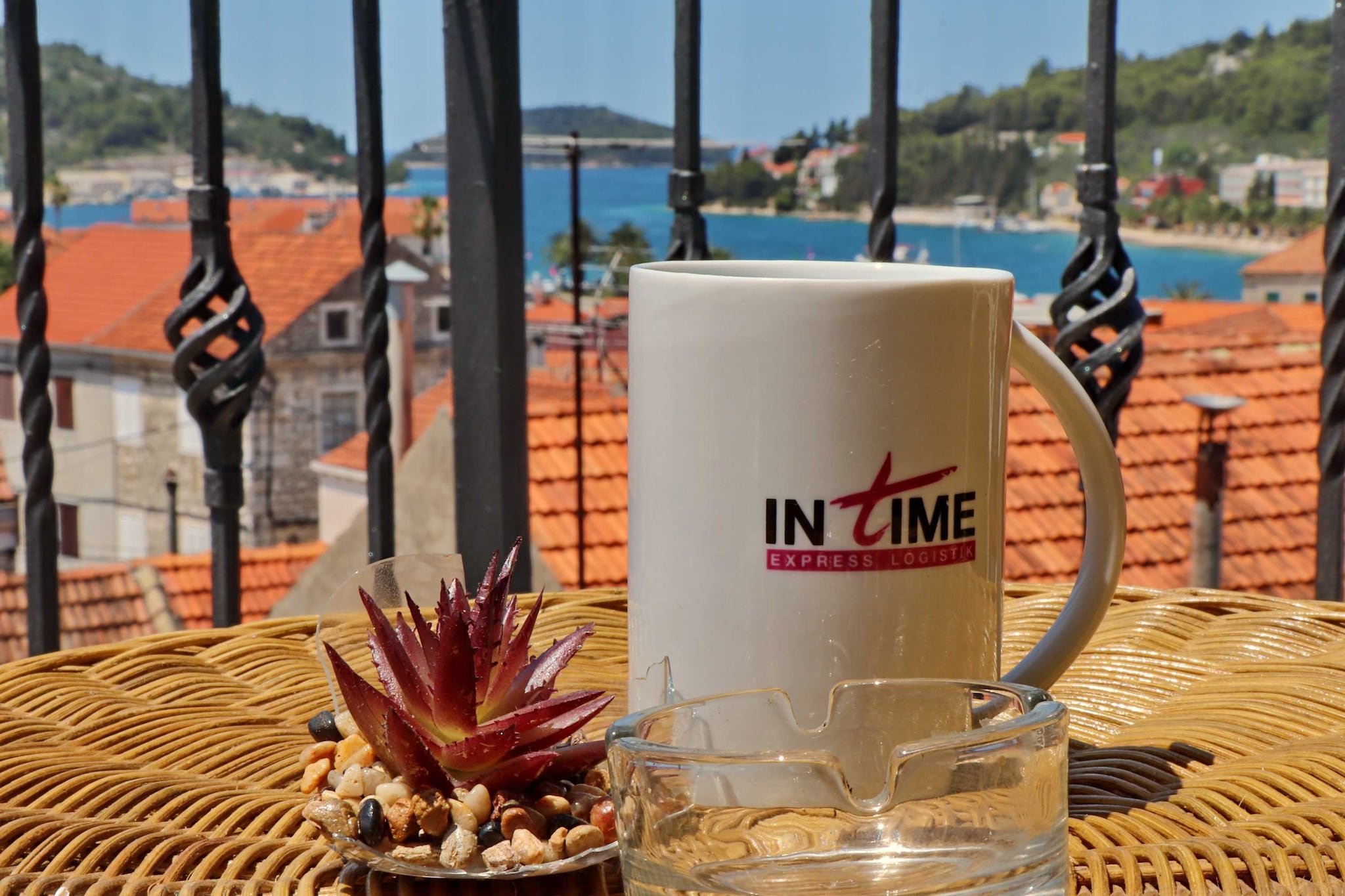 Fancy Apartments Marco - Studio Apartment with Balcony and Sea View 1 - Terrasbalkon