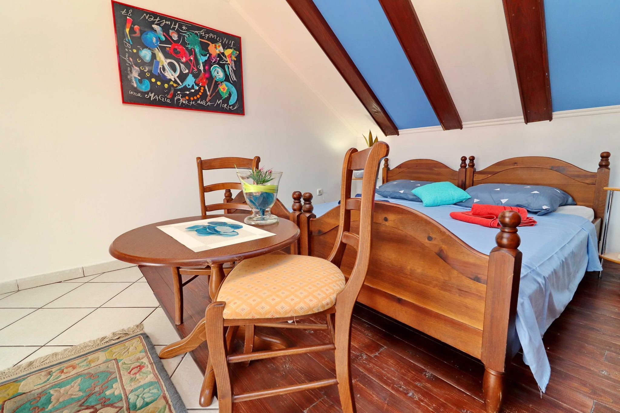 Fancy Apartments Marco - Studio Apartment with Balcony and Sea View 1 - Slaapkamer