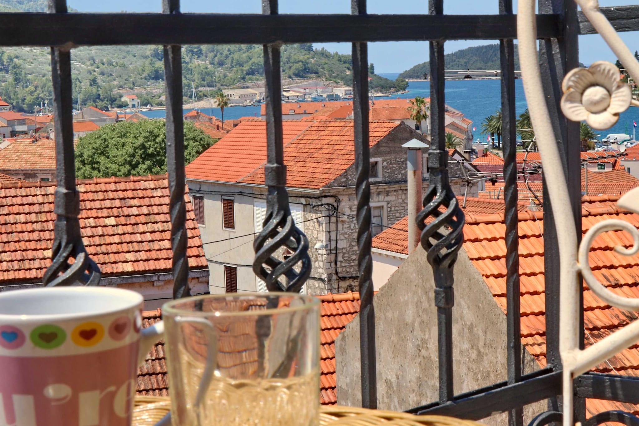 Fancy Apartments Marco - Studio Apartment with Balcony and Sea View 1 - Terrasbalkon