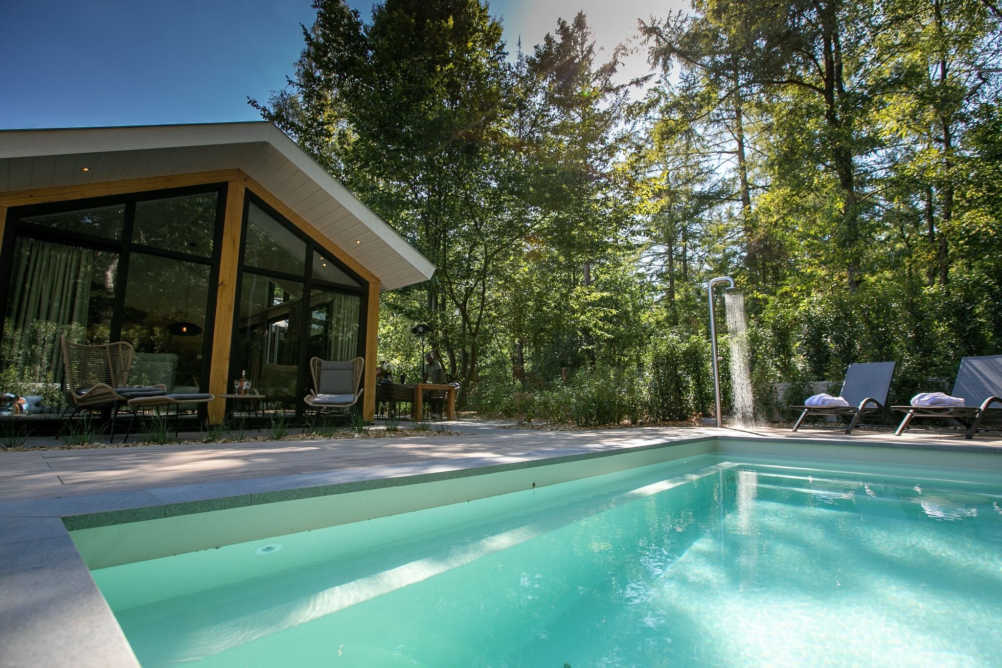 Lodge de luxe avec piscine privée