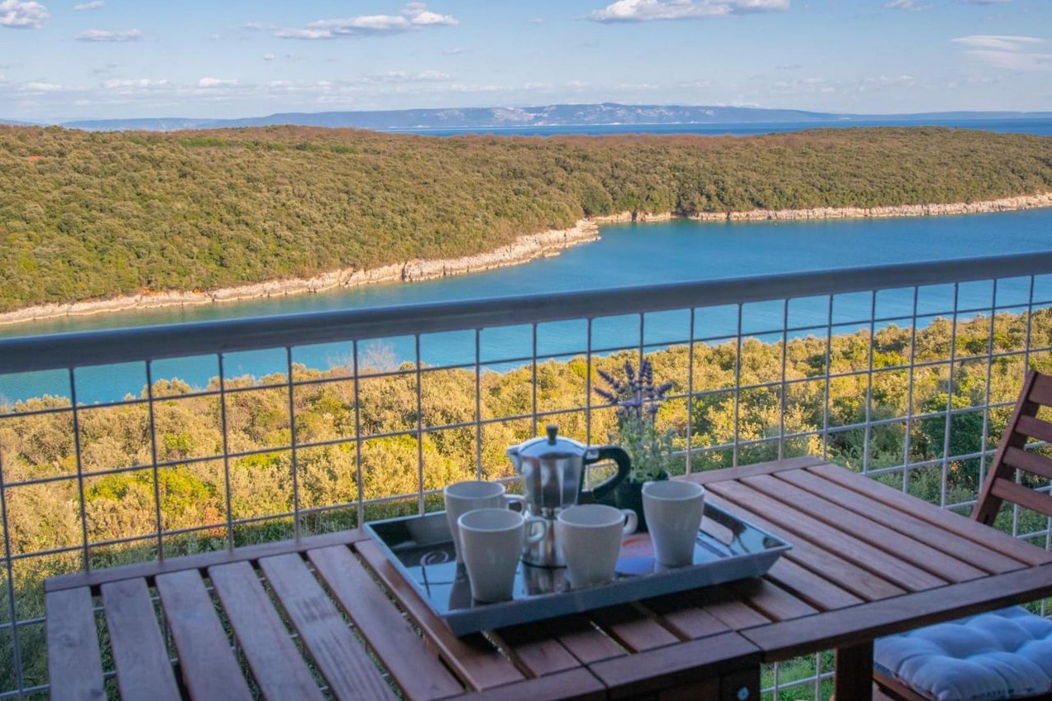 Apartment Baselak - Duplex One Bedroom Apartment with Balcony and Sea View-Terrasbalkon