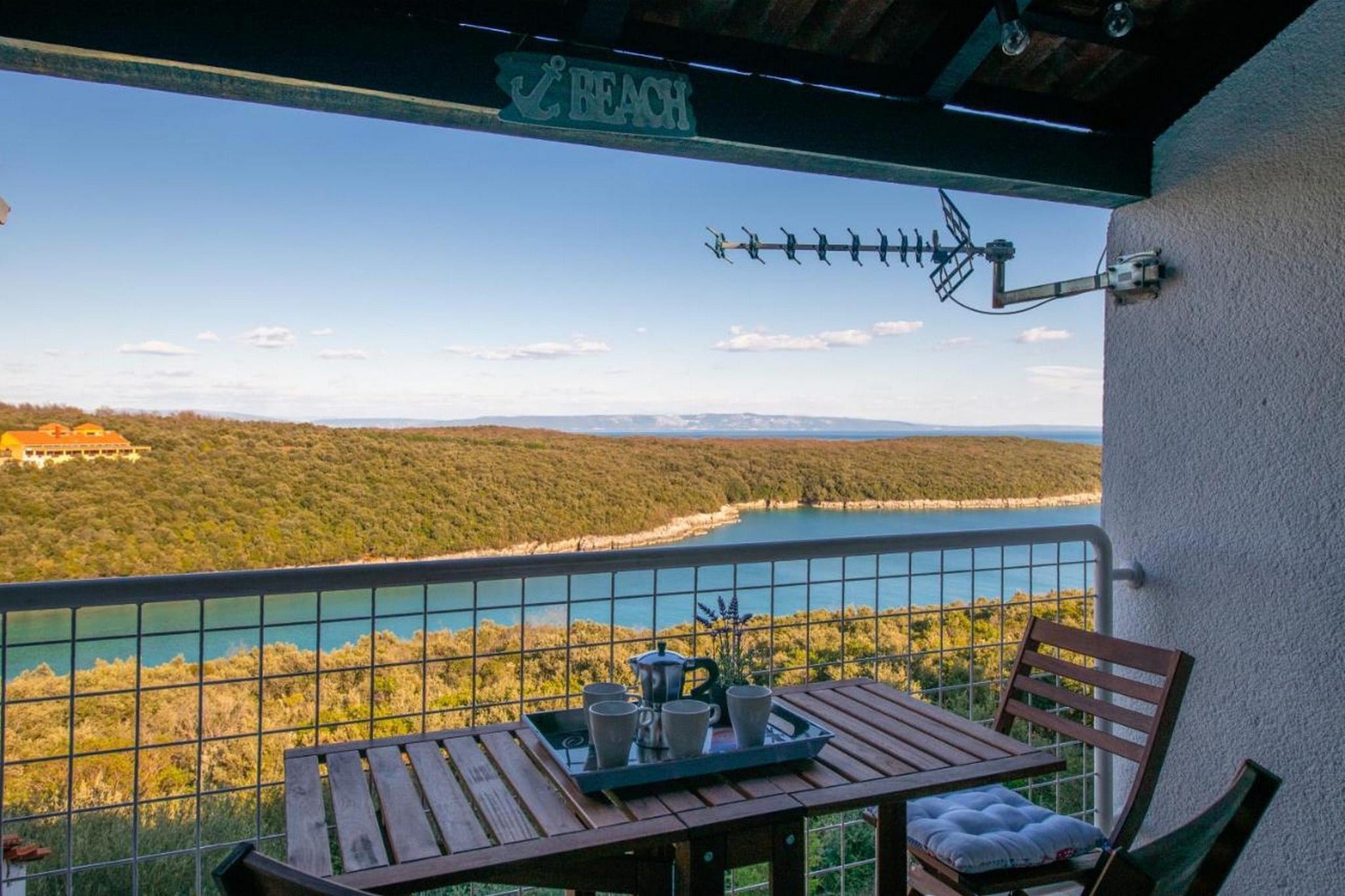 Apartment Baselak - Duplex One Bedroom Apartment with Balcony and Sea View-Terrasbalkon