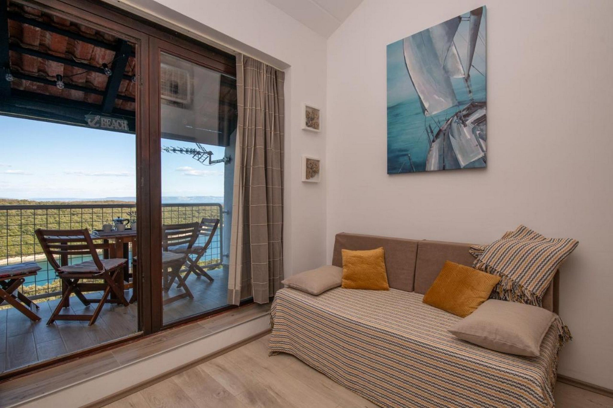 Apartment Baselak - Duplex One Bedroom Apartment with Balcony and Sea View