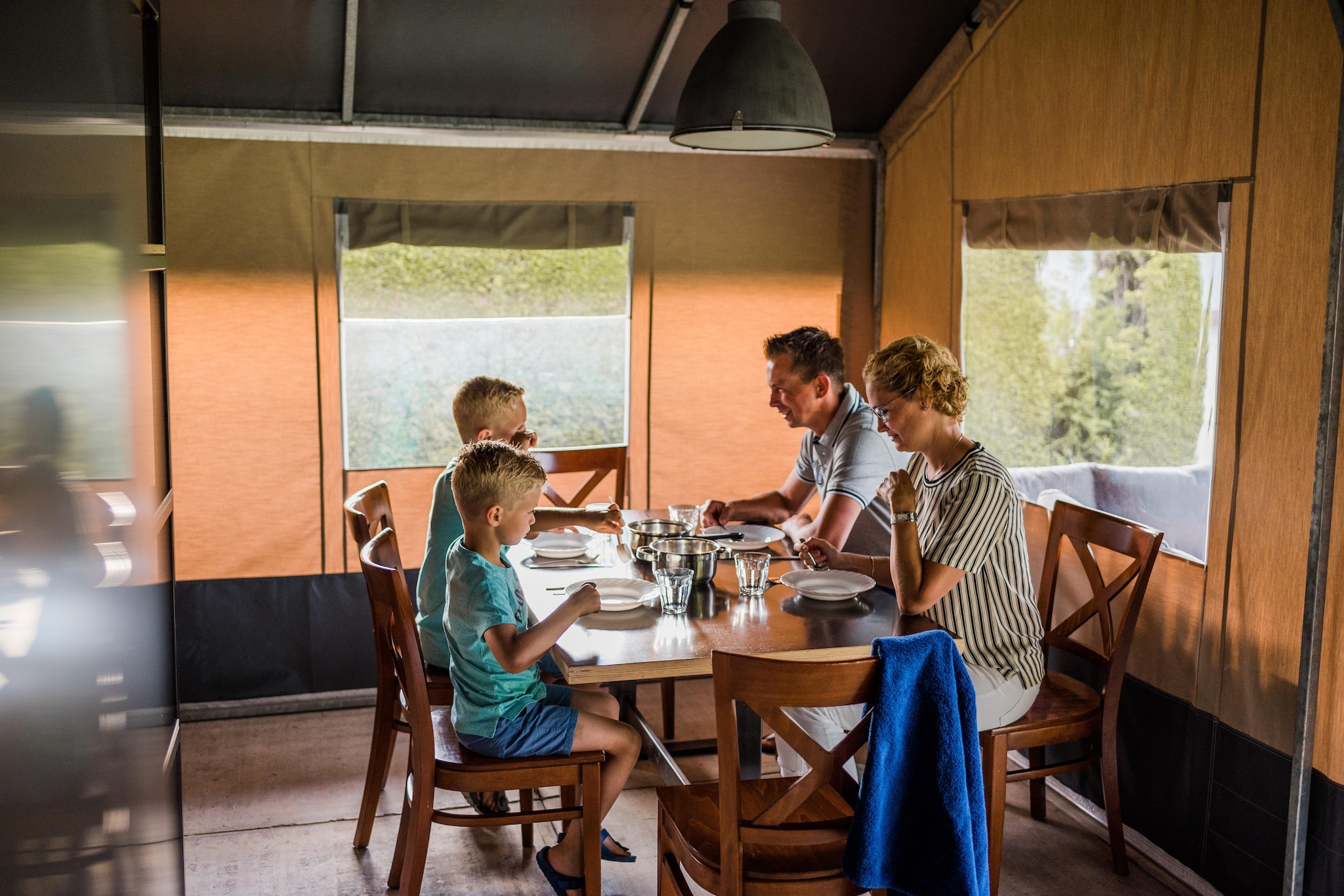 Safari Tent in Nommern near Forest