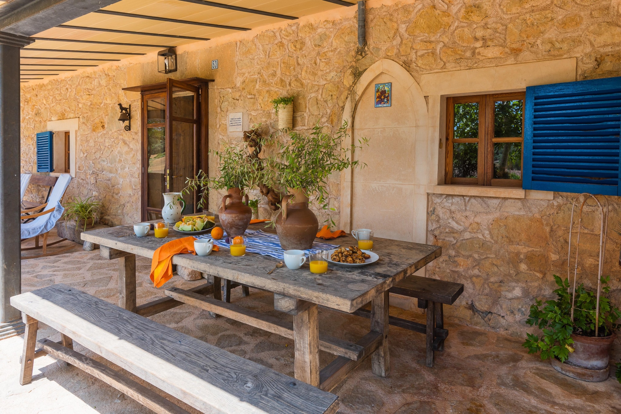 Hortella (ecofinca)-Terrasbalkon