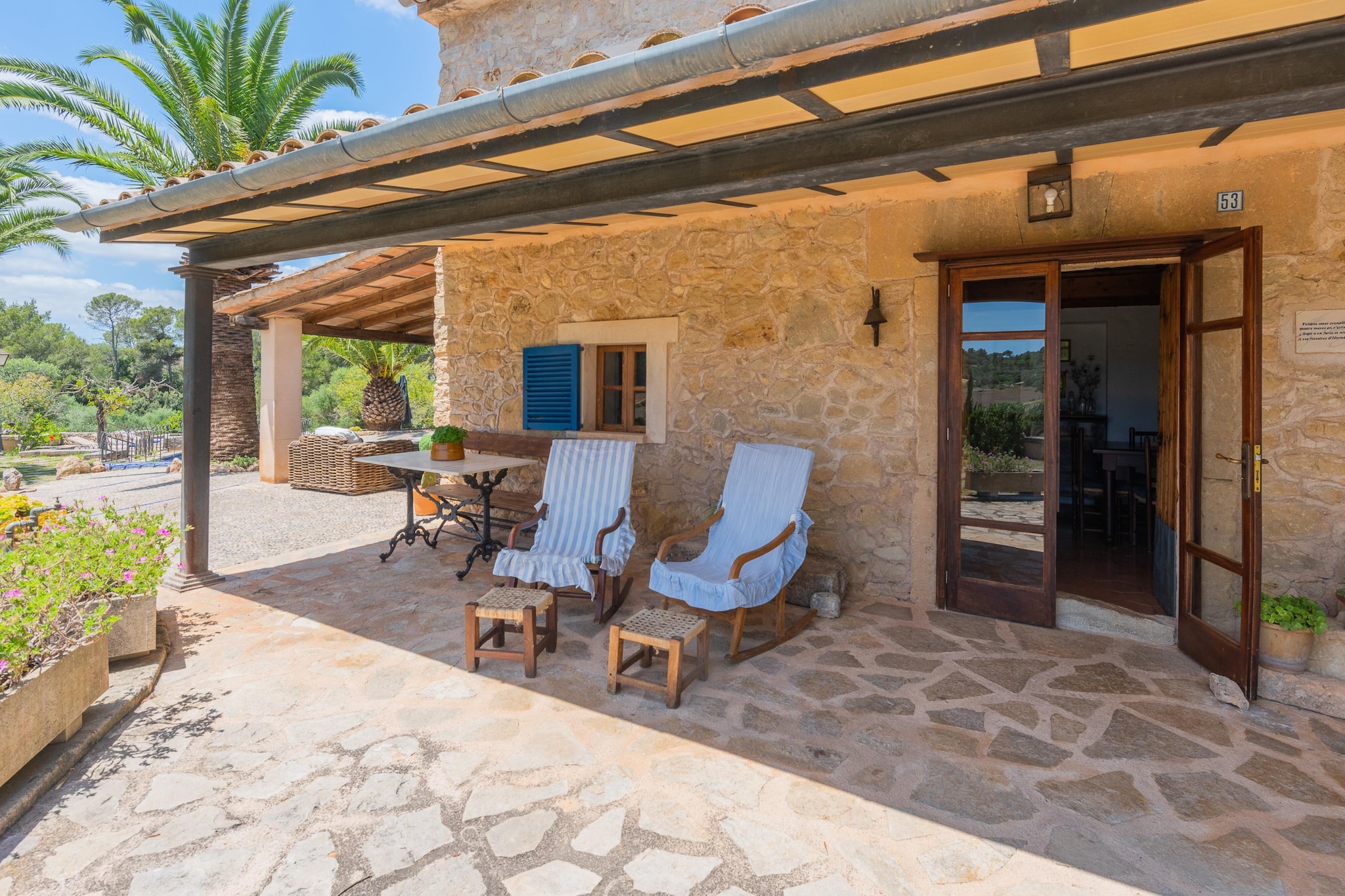 Hortella (ecofinca)-Terrasbalkon