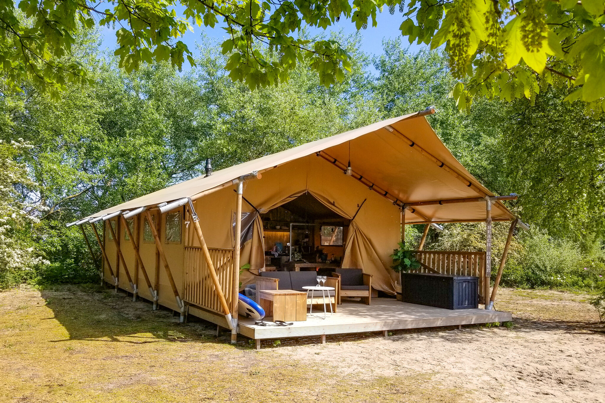 Special lodge tent in the Achterhoek
