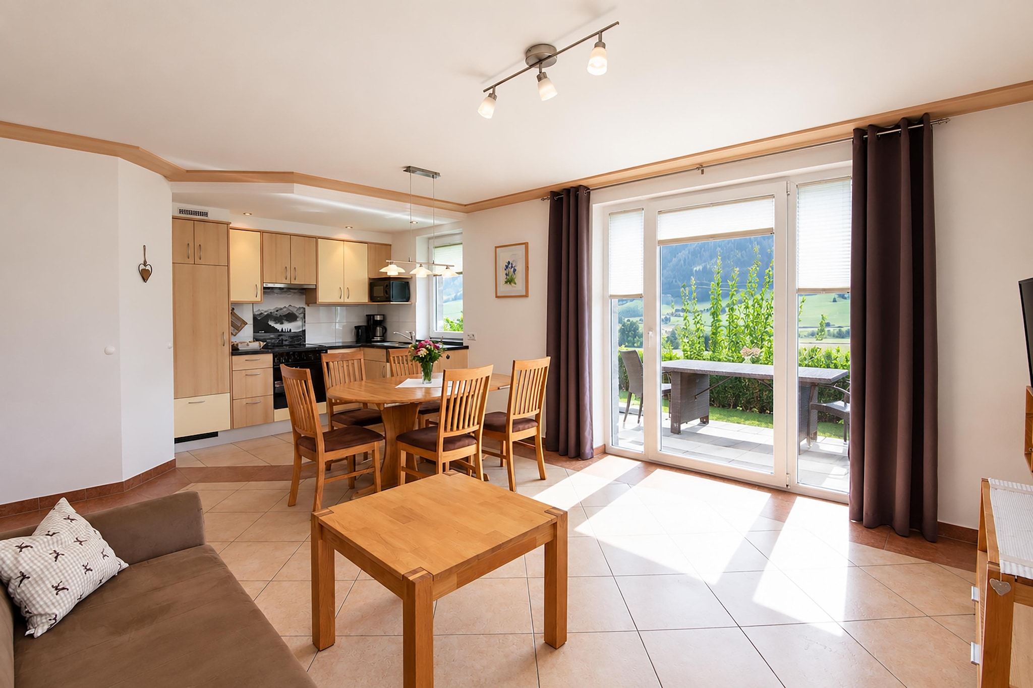 Appartement Pinzgau - Woonkamer