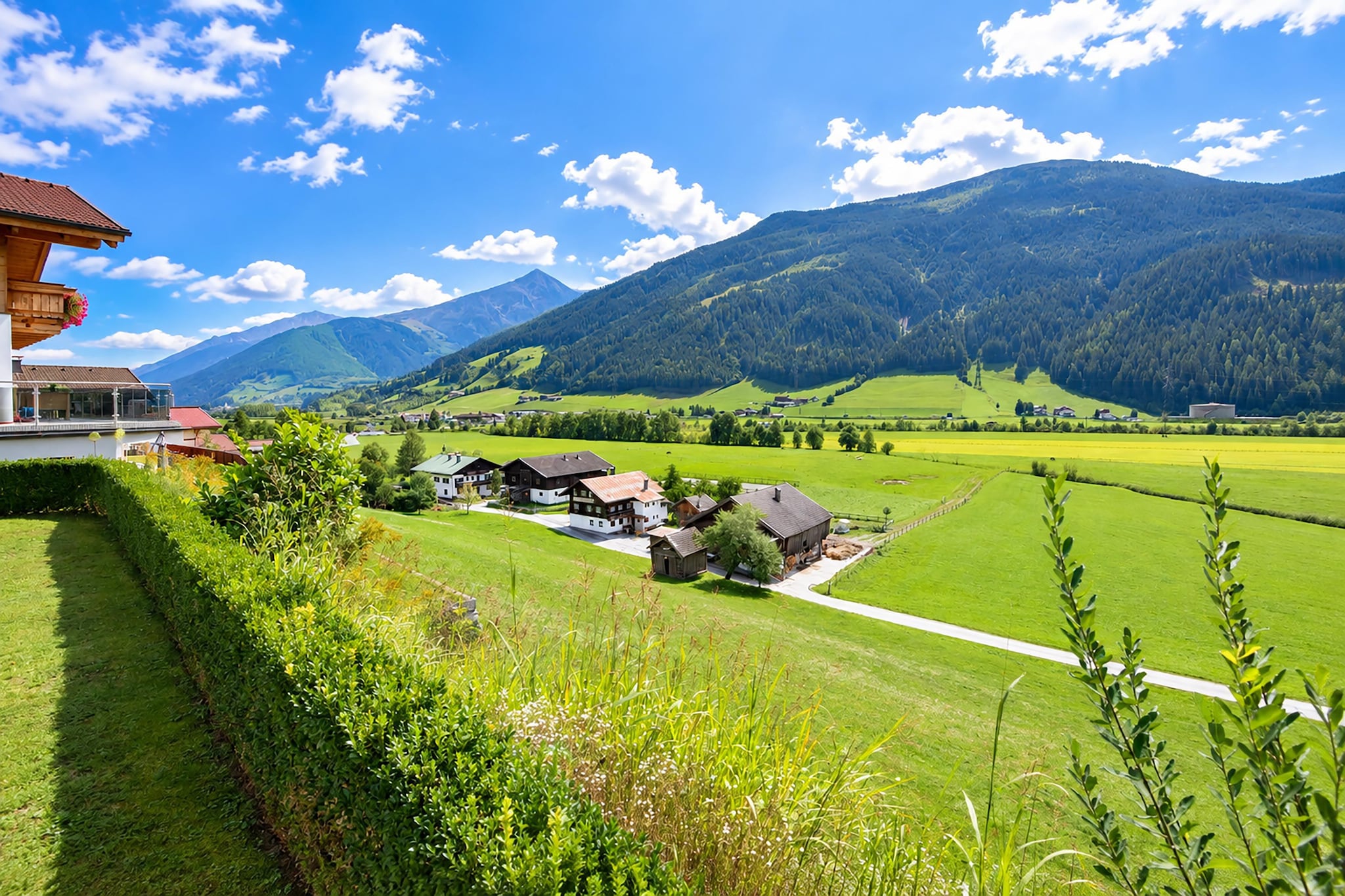 Appartement Pinzgau - Uitzicht zomer