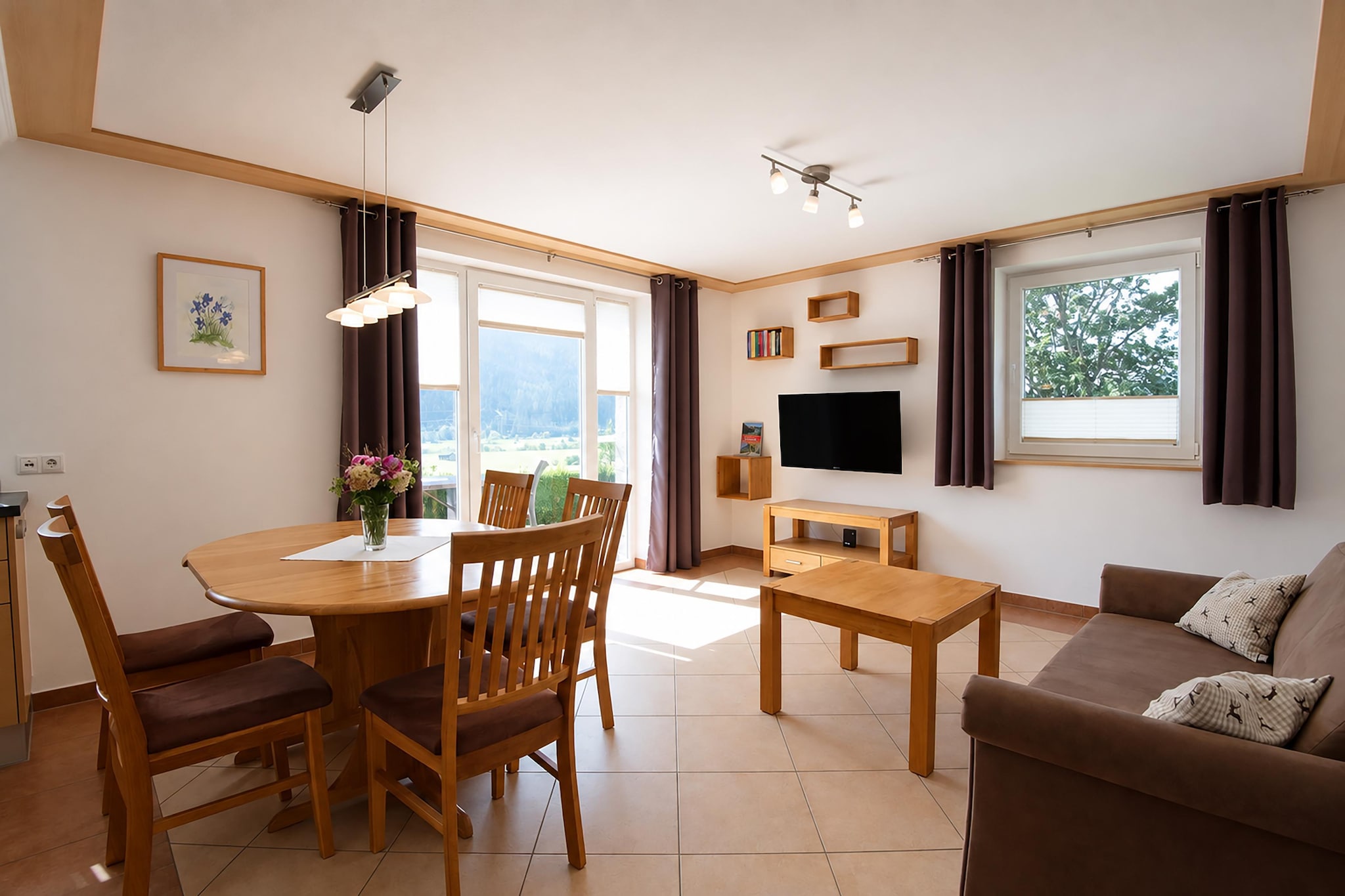 Appartement Pinzgau - Woonkamer