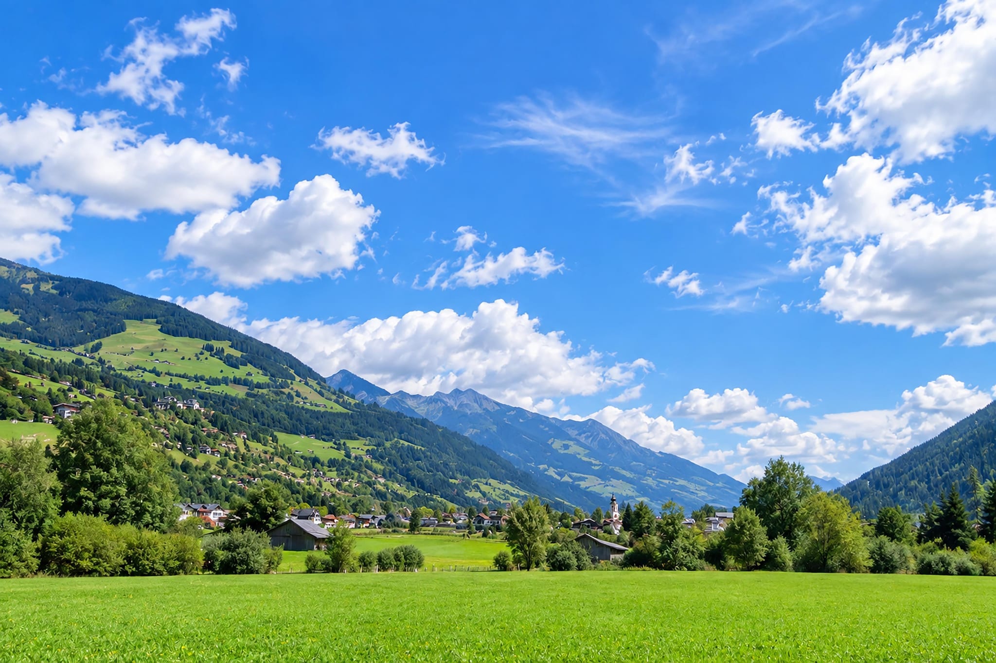 Appartement Pinzgau - Tuinen zomer
