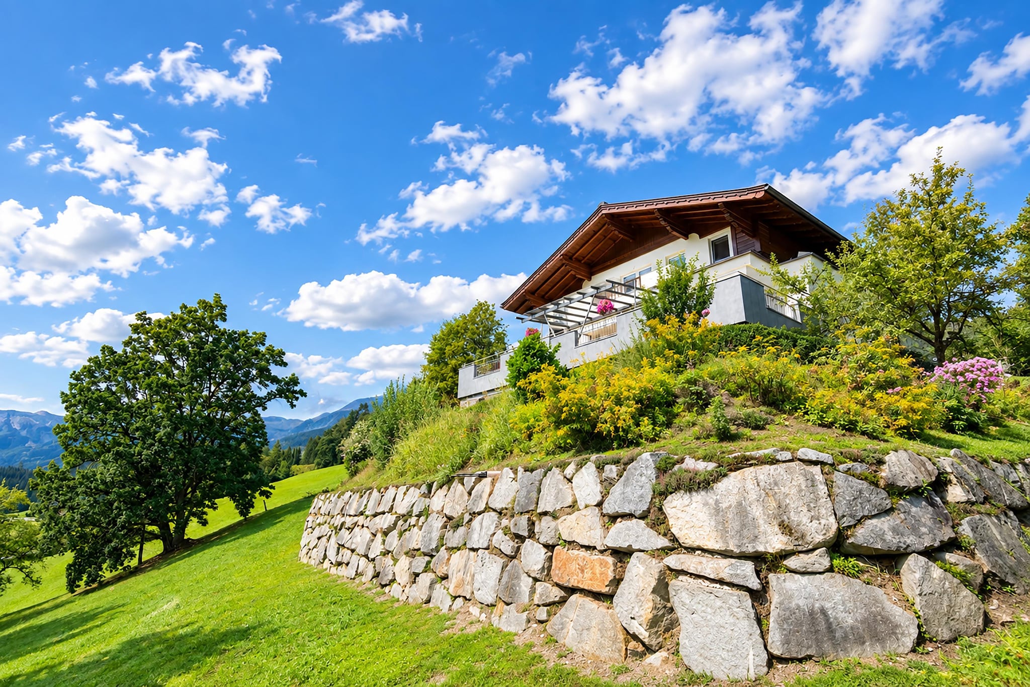 Appartement Pinzgau - Tuinen zomer