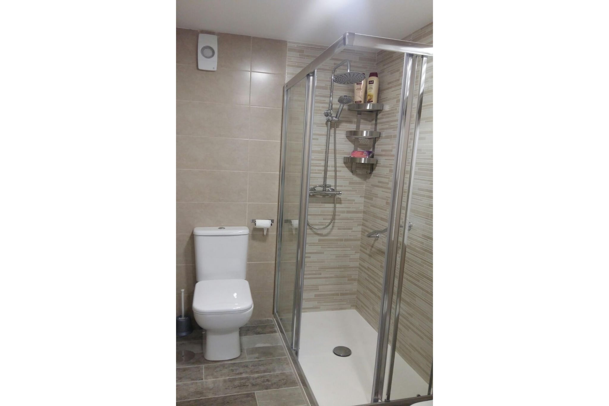 Apartamento con terraza panorámica en Playa Benalmádena - Badkamer