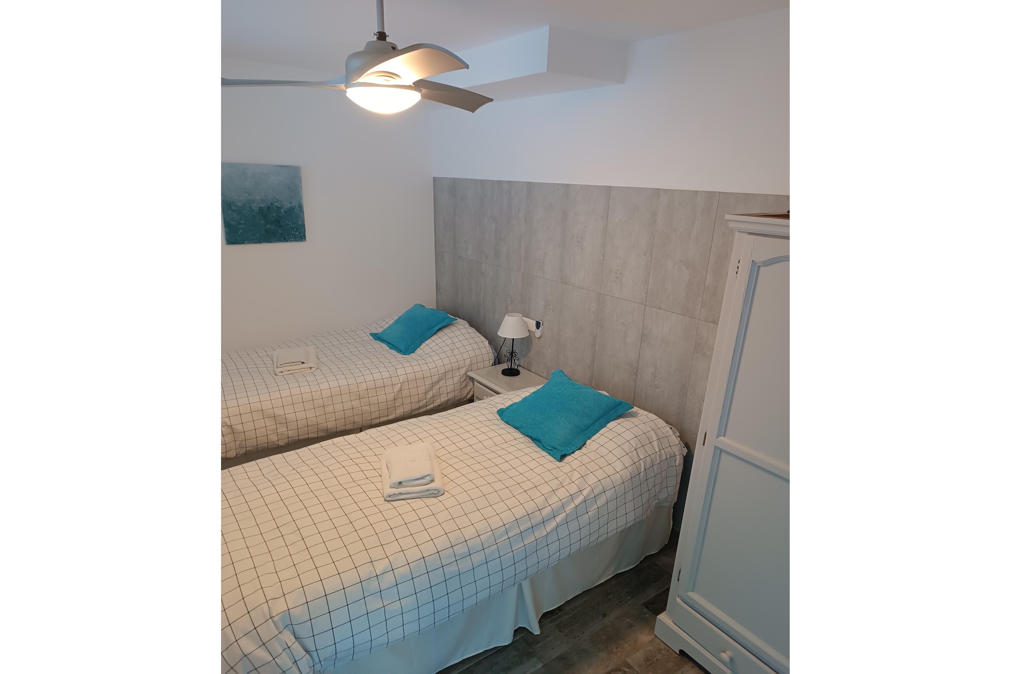 Apartamento con terraza panorámica en Playa Benalmádena - Slaapkamer