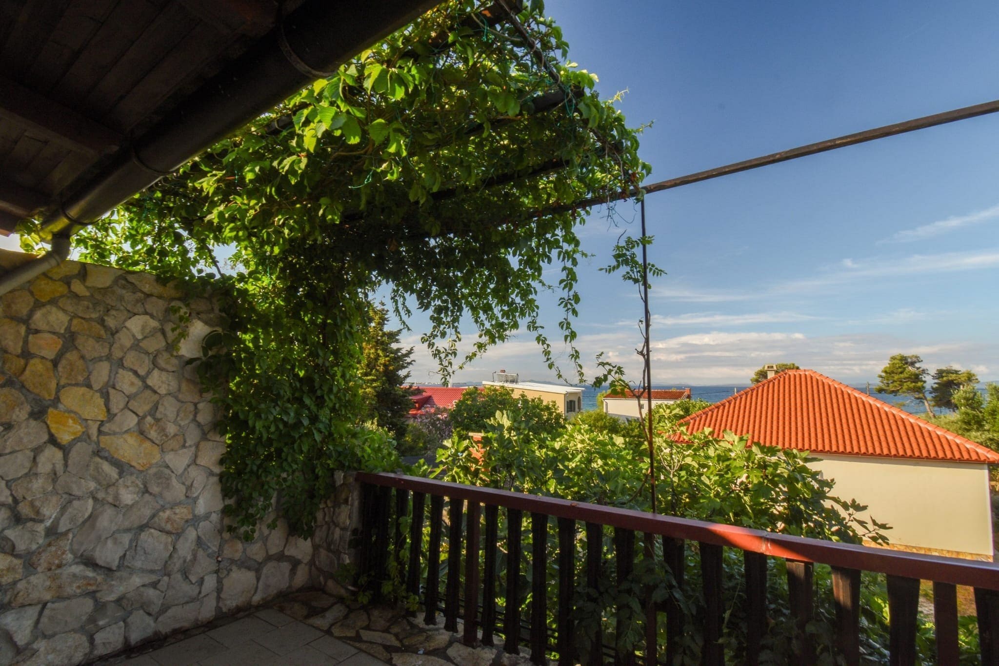 Apartment Kostanjevac - Two Bedroom Apartment with Terrace and Sea View-Terrasse