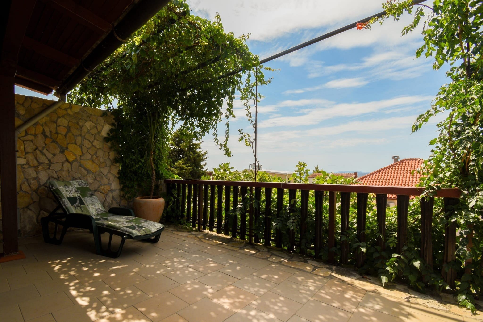 Apartment Kostanjevac - Two Bedroom Apartment with Terrace and Sea View-Terrasse