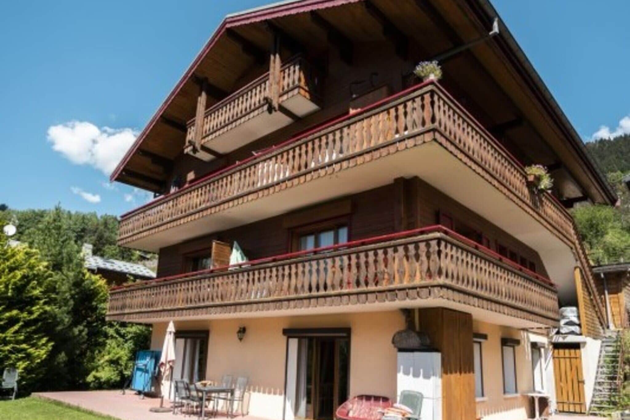 Spacious apartment in Chatel with terrace