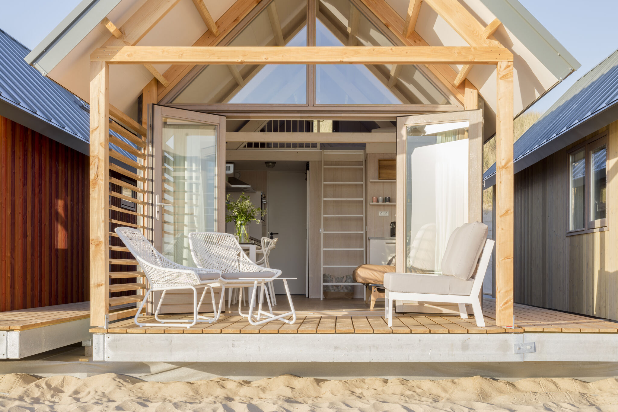 Schitterend gelegen vakantiehuis op het schone strand van Vlissingen