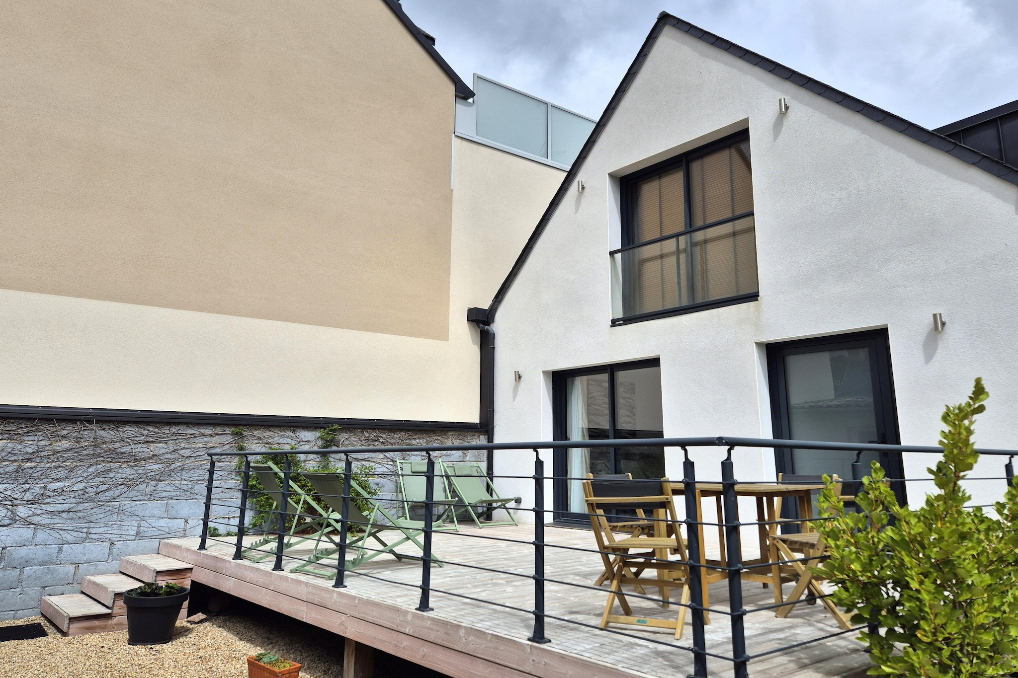 Maison vue mer Perros-Guirec - Terrasbalkon