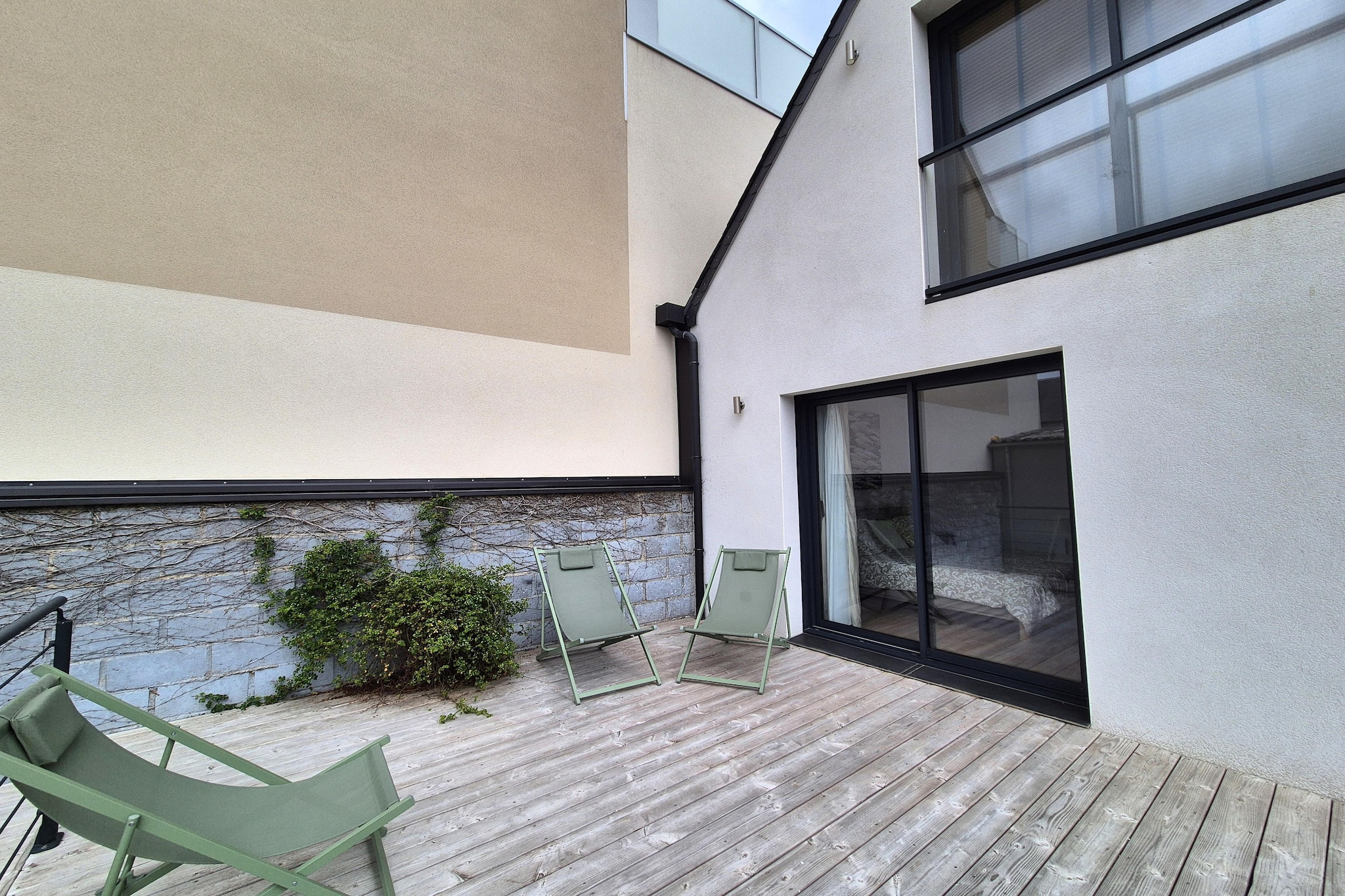 Maison vue mer Perros-Guirec - Terrasbalkon