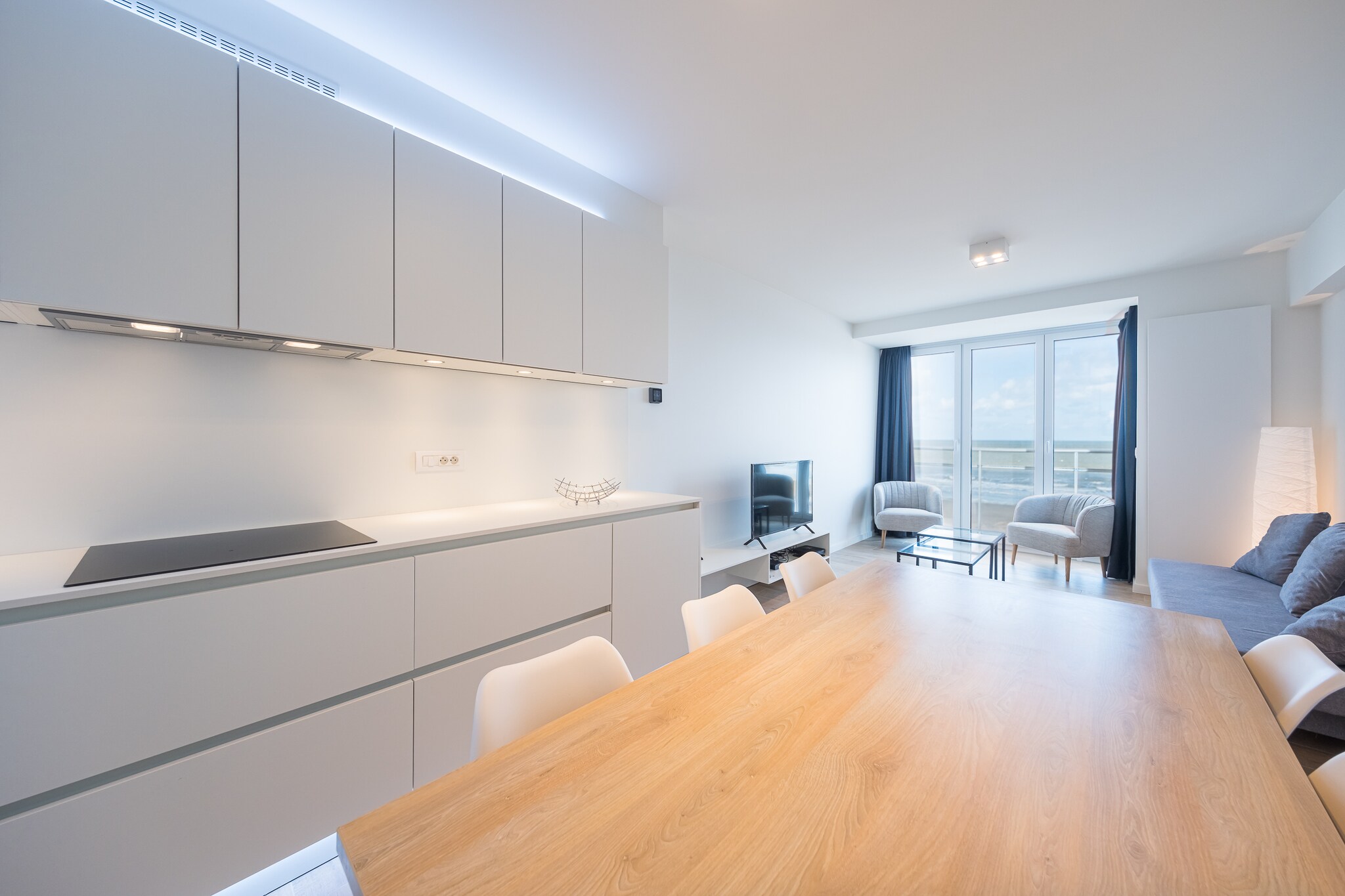 Modern apartment on the seafront