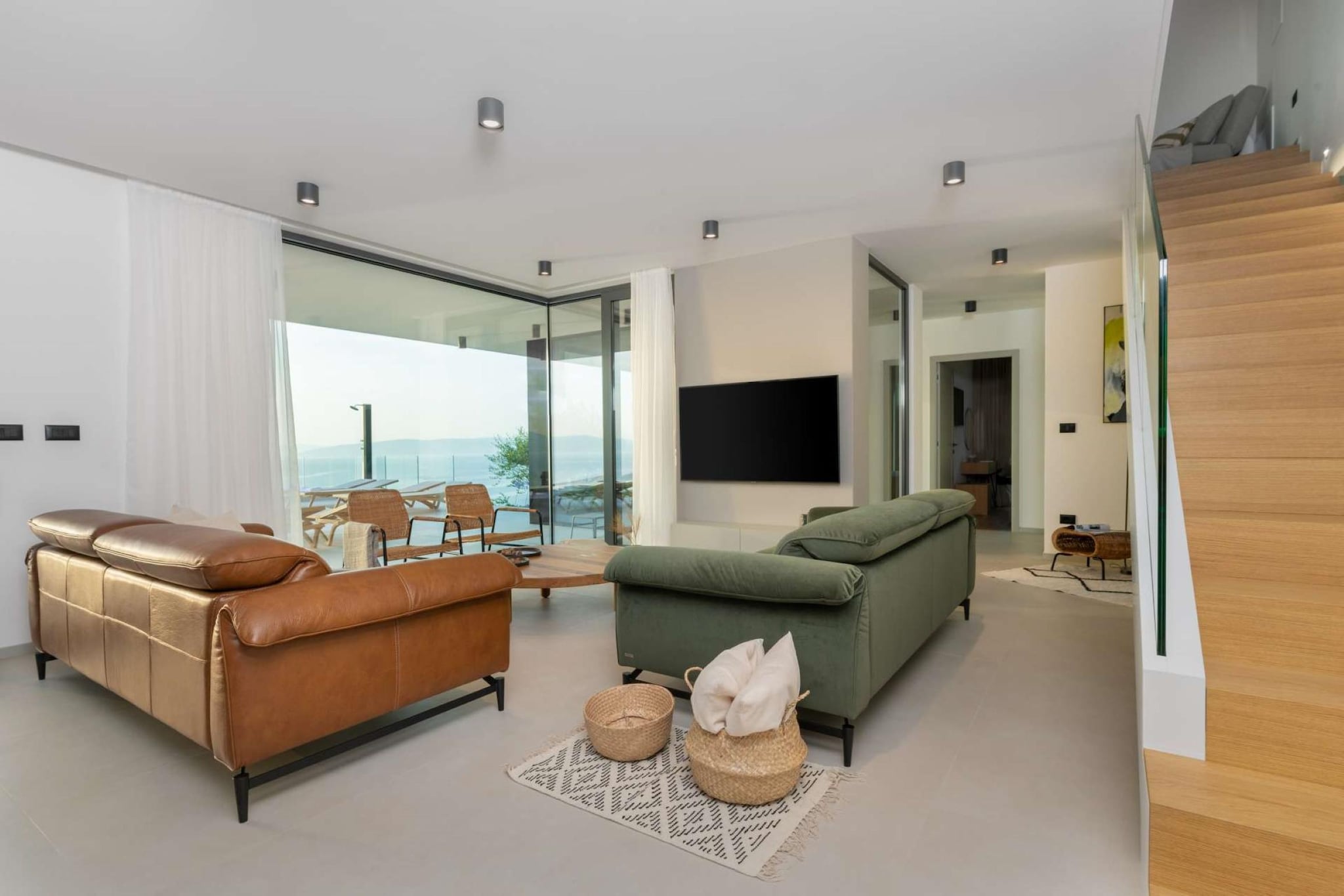 Perfect for large families or groups, this stunning villa in Labin, Istria offers a private outdoor pool, sauna, and fitness area for total relaxation. Start your day with coffee on the spacious terrace, enjoy breakfast in the garden, or unwind after a swim. The villa also features a TV with streaming services for cozy evenings indoors.

Located just 500 meters from both the beach and city center, youâ€™ll have easy access to the sea, local restaurants, and cultural sights. A supermarket is just a short drive away for all your essentials.

Inside, the villa is fully equipped with modern comforts including air conditioning, Wi-Fi, and a full kitchen. Whether you're sunbathing, exploring Labinâ€™s historic charm, or enjoying a workout and sauna session, this villa offers the perfect blend of luxury and convenience for your Istrian escape.