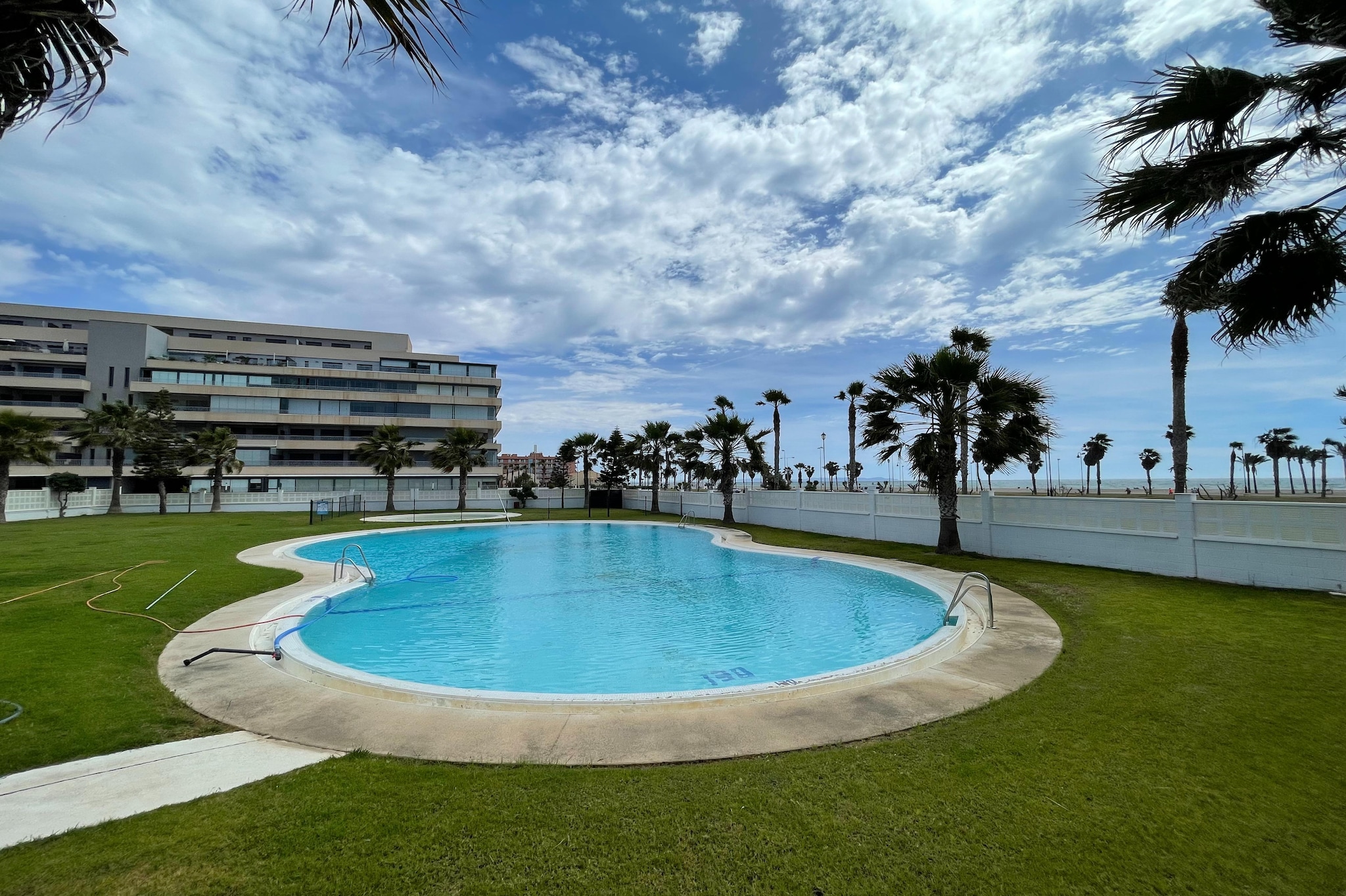 Nestled in a prime coastal location in Playa Serena, Spain, this apartment offers a relaxed Mediterranean escape just a short distance from sandy beaches, seaside promenades and the vibrant coastal attractions of the area. The private terrace and peaceful communal grounds create a calm home base for both active days and laid-back evenings.

The apartment comfortably accommodates up to 6 guests. The open living/dining area includes a double bed, TV and cozy seating, while the open kitchen is fully equipped with a hob, fridge-freezer, coffee machine and everything you need for self-catering throughout your stay. There are two additional bedrooms - one with a double bed and one with two single beds - plus a bathroom with a bathtub and shower for relaxed mornings and refreshing evenings. Comfort is provided year-round with air conditioning and heating, and a private terrace with garden furniture extends your living space outdoors for al fresco meals or sunset drinks.

Shared facilities offered at the stay include outdoor & indoor pool, tennis & padel court, a fitness room and public parking on site for added comfort. The apartment places you within walking and short drive distance of beaches, boardwalks, cafés and local markets. Spend sunny days exploring sandy shores, stroll to nearby beach clubs for lunch, or head into the wider coastal zone to discover scenic promenades, cycling routes and little coves. The region also offers golf, water sports, and traditional Spanish dining experiences.

Whether you’re planning active days by the sea, fitness and racket sports, or simply relaxing in poolside sunshine with friends or family, this bright apartment in Playa Serena delivers comfort, space and easy access to the best of the Spanish coast.