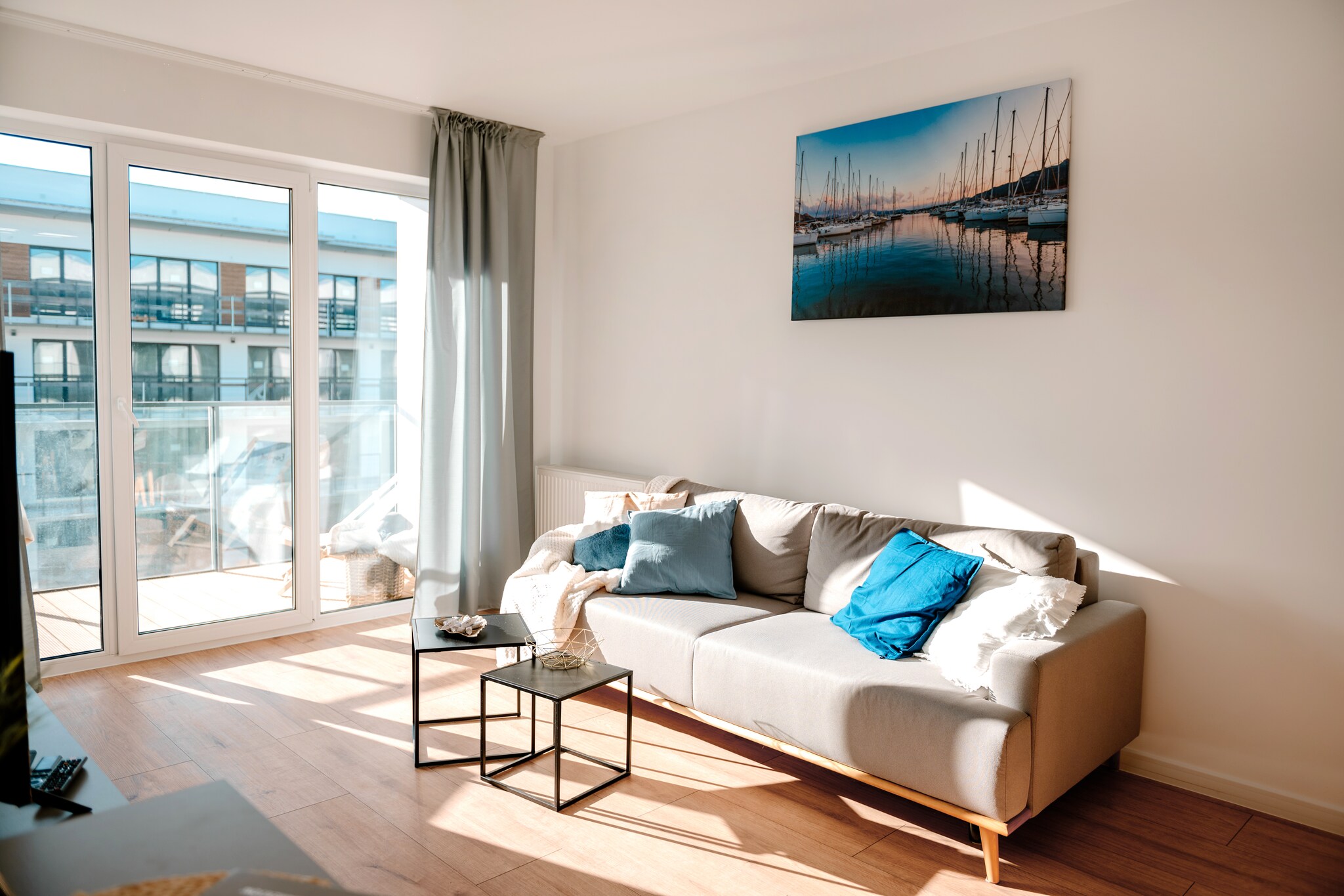 On the 2nd floor: (open kitchen(hob(2 ring stoves, induction), electric kettle, toaster, hood, coffee machine, microwave, dishwasher, fridge-freezer), Living/diningroom(double sofa bed, TV(flatscreen), dining table), bedroom(double bed, TV(flatscreen)), bathroom(shower, washbasin, toilet, washing machine, hairdryer))\n\nInternet access, Parking, Whirlpool, Massage, Fitness, Play area, sauna(shared with other guests), balcony, heating(central), terrace(roofed, 10 m2), garden furniture, swimming pool(shared with other guests, heatable, indoor, including separate children’s swimming pool (depth 50cm)), sand pit(shared with other guests), slide(shared with other guests), lift, Swing set