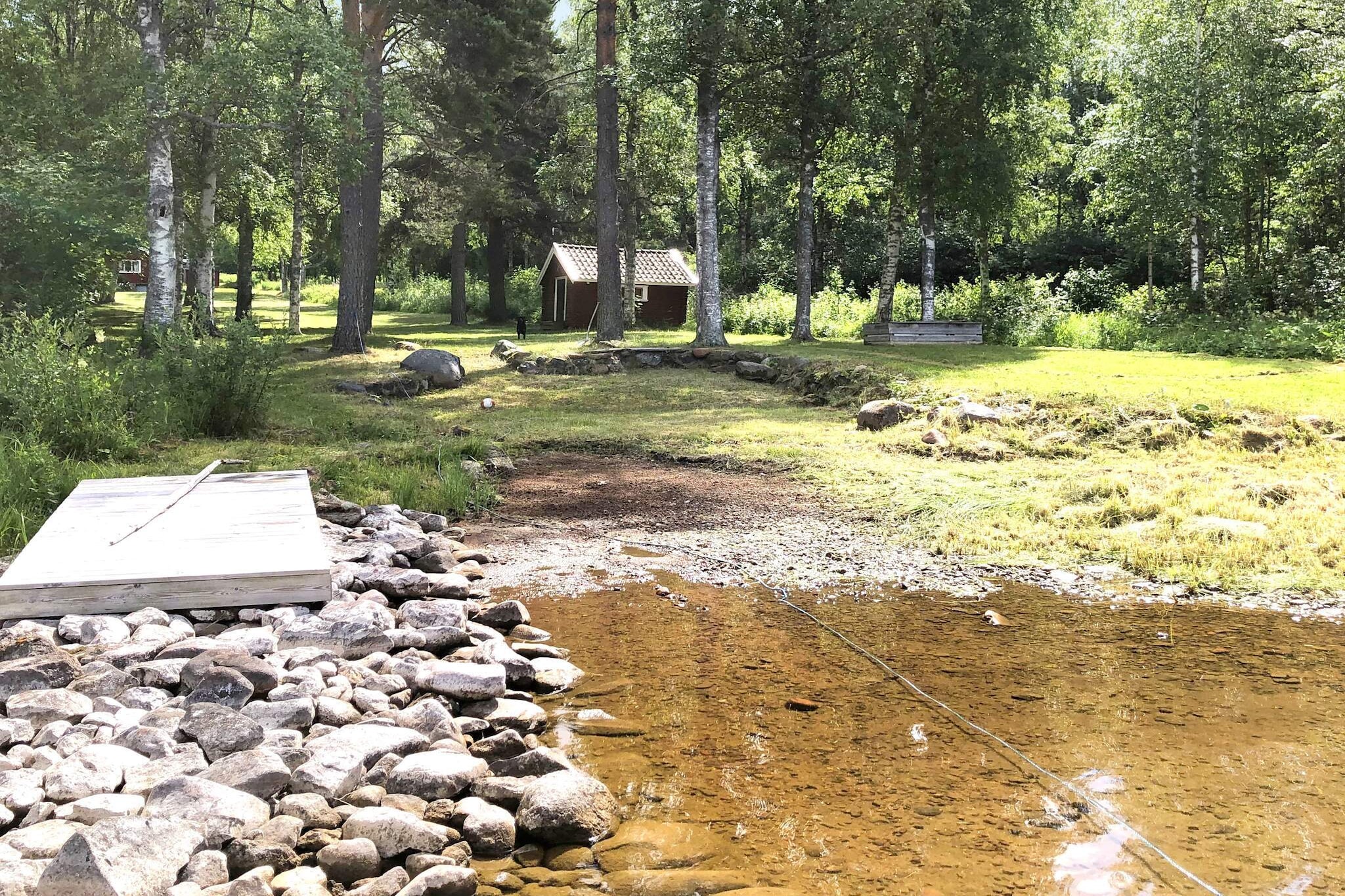 Licht huis in Rattvik, 6 gasten - Waterzicht