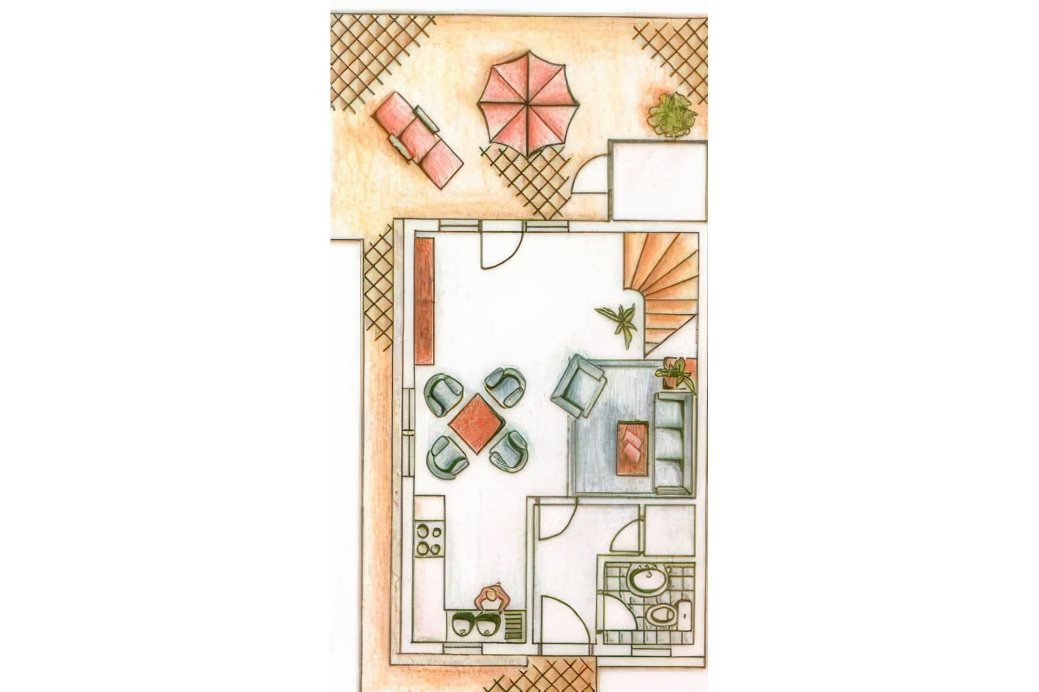 Ferienhaus in Hasselfelde - Haus 601 Auerhahn-Plattegrond