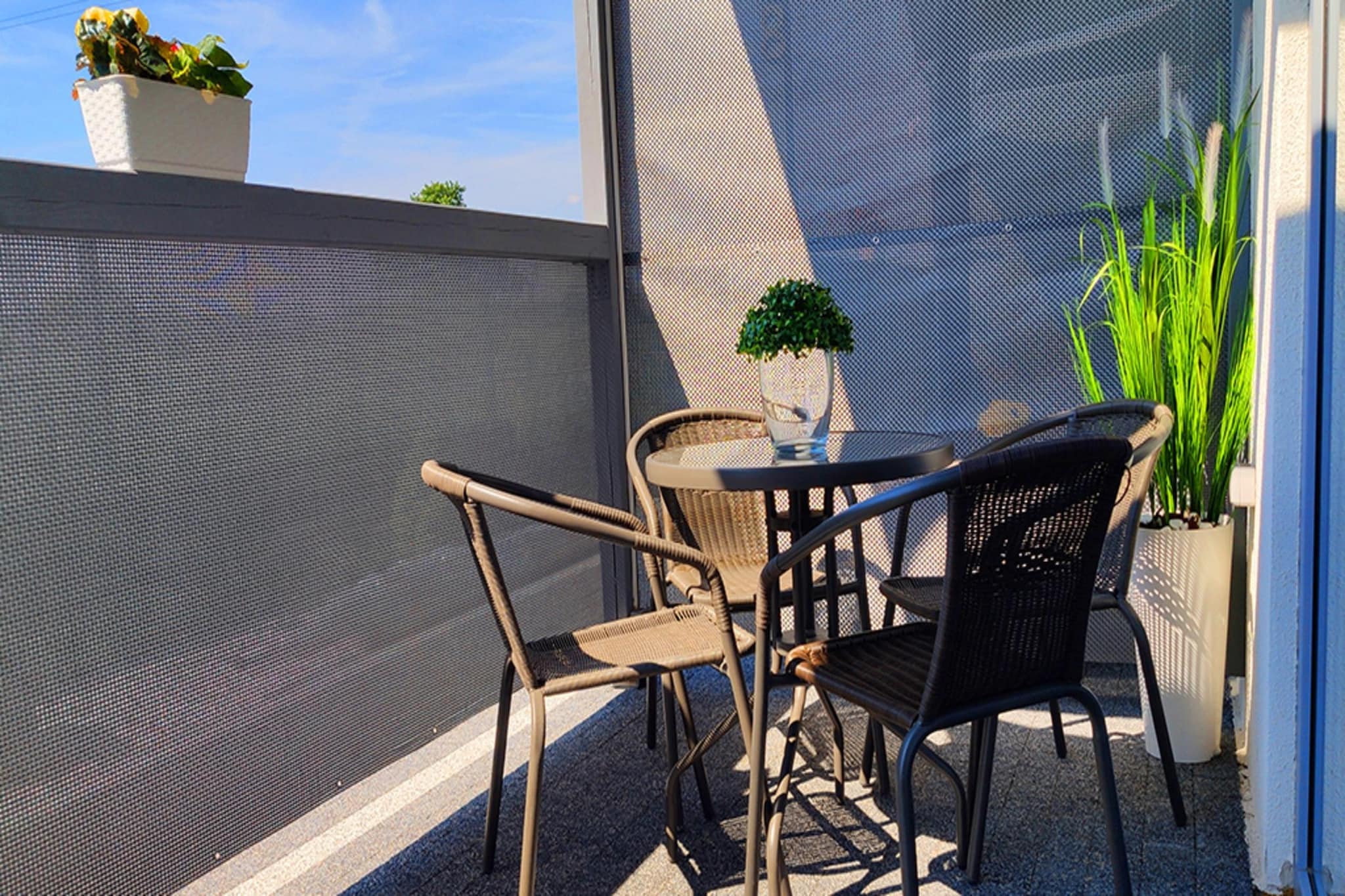 Domki wakacyjne Przewloka-Terrace balcony
