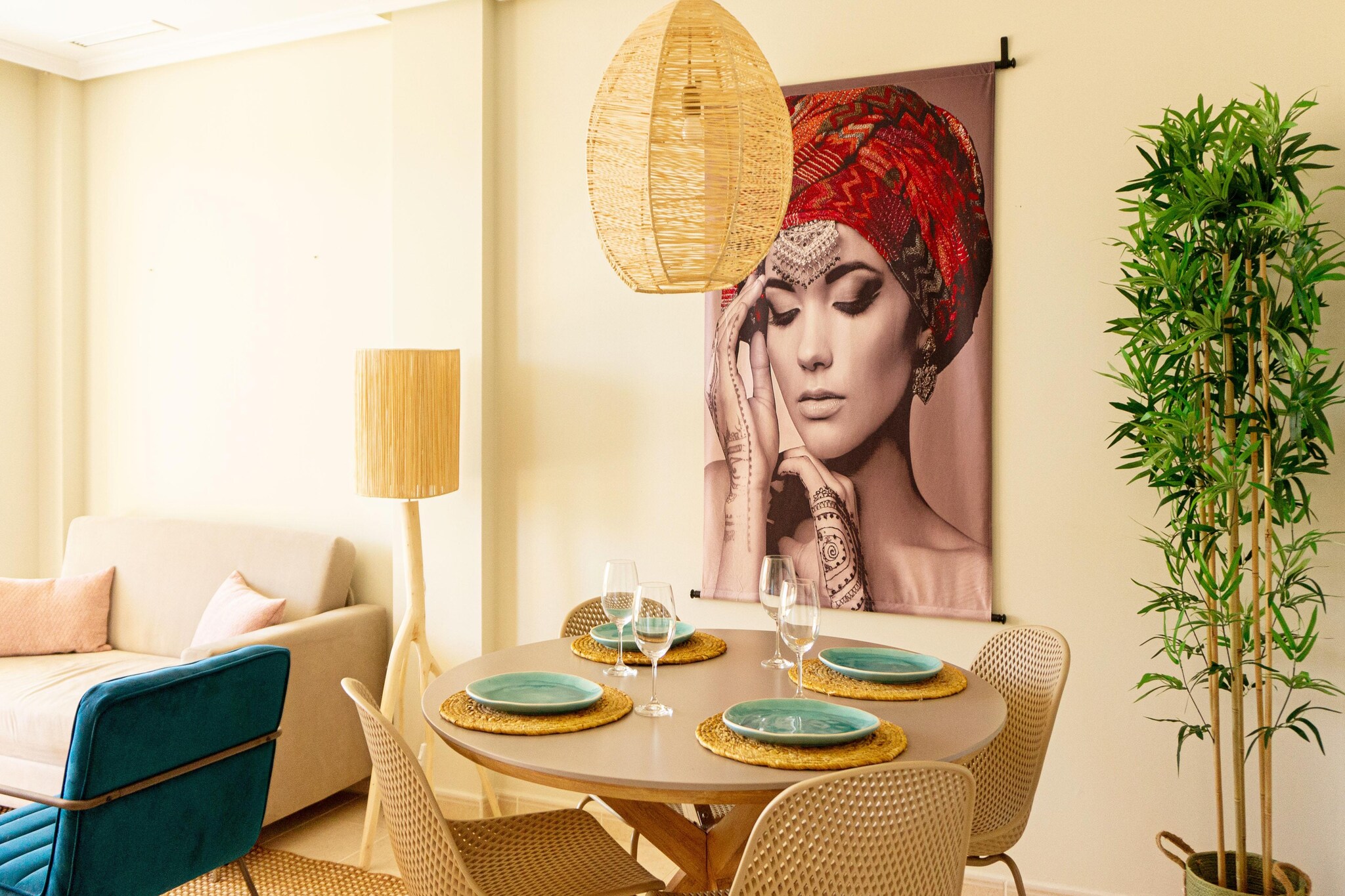 Nice Mediterranean furnished apartment in Altea