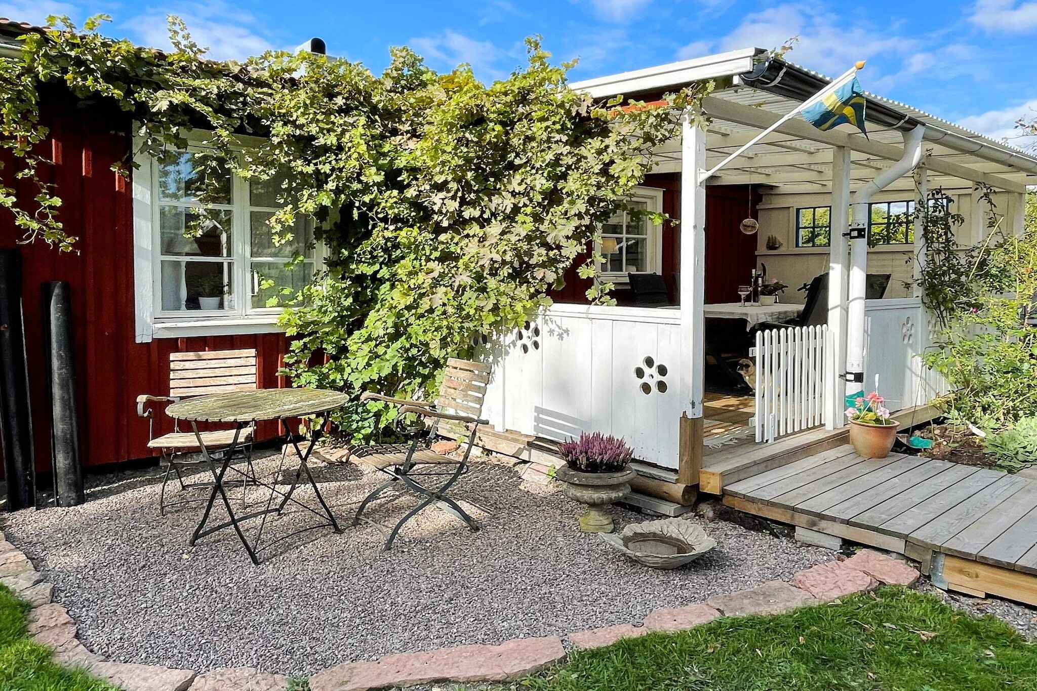 Ferienhaus in der Nähe des Strandes in Ahus - Im Freien