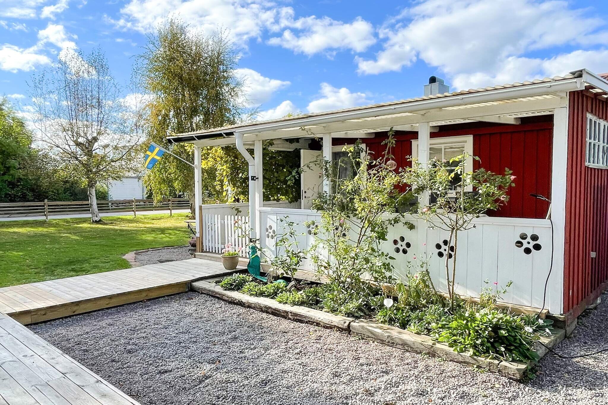 Ferienhaus in der Nähe des Strandes in Ahus - Im Freien