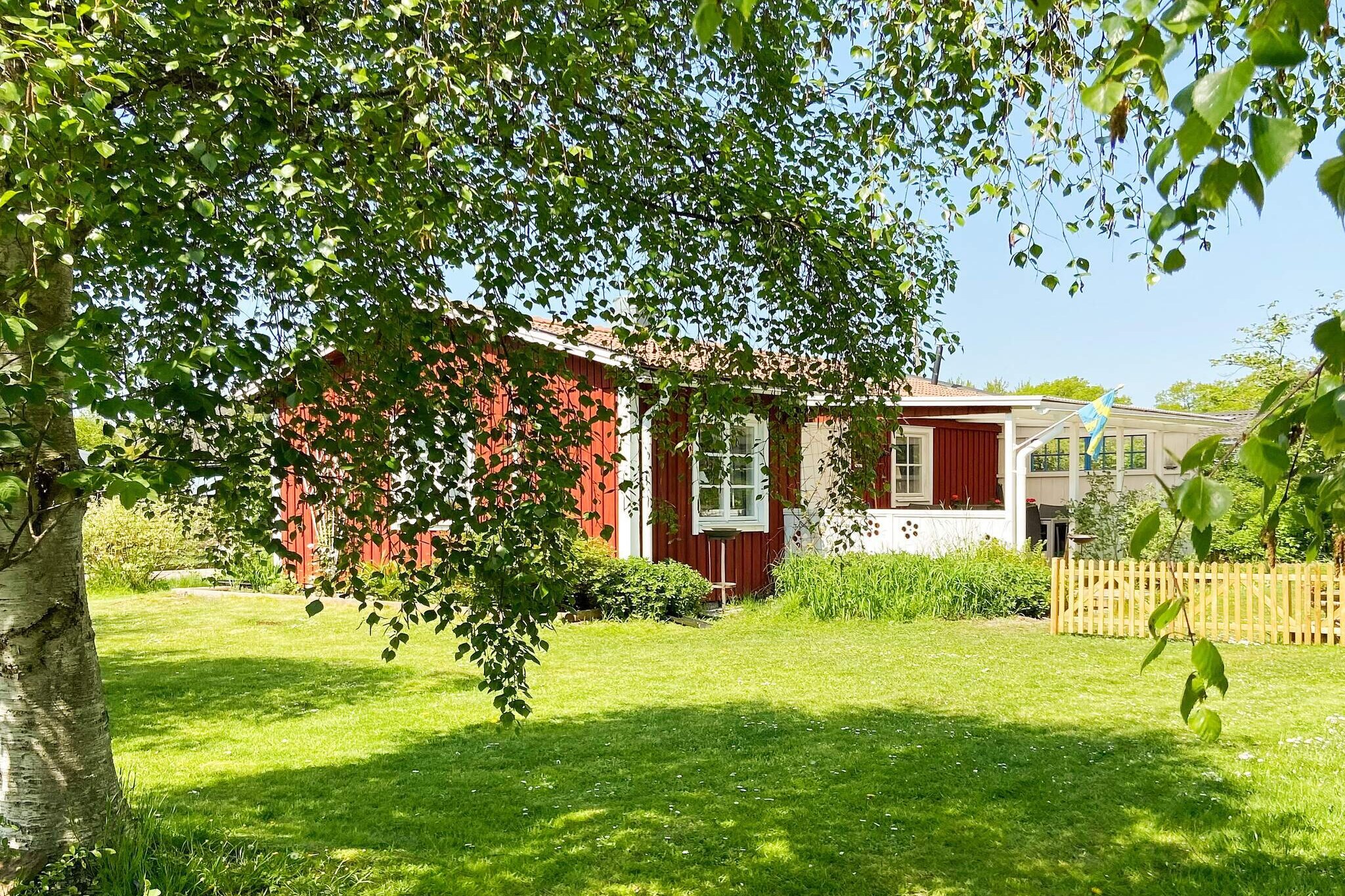 Ferienhaus in der Nähe des Strandes in Ahus - Im Freien