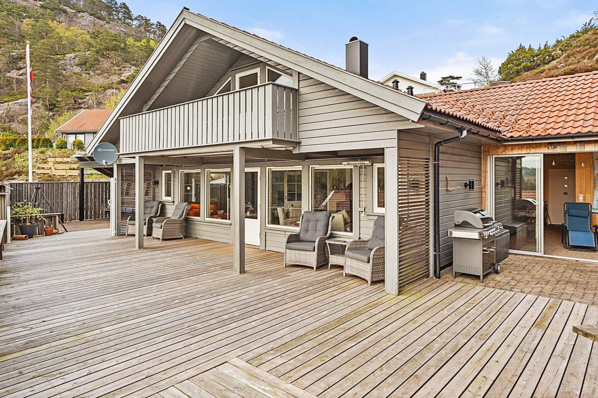 10 Personen Ferienhaus in Lindesnes-By Traum - Im Freien