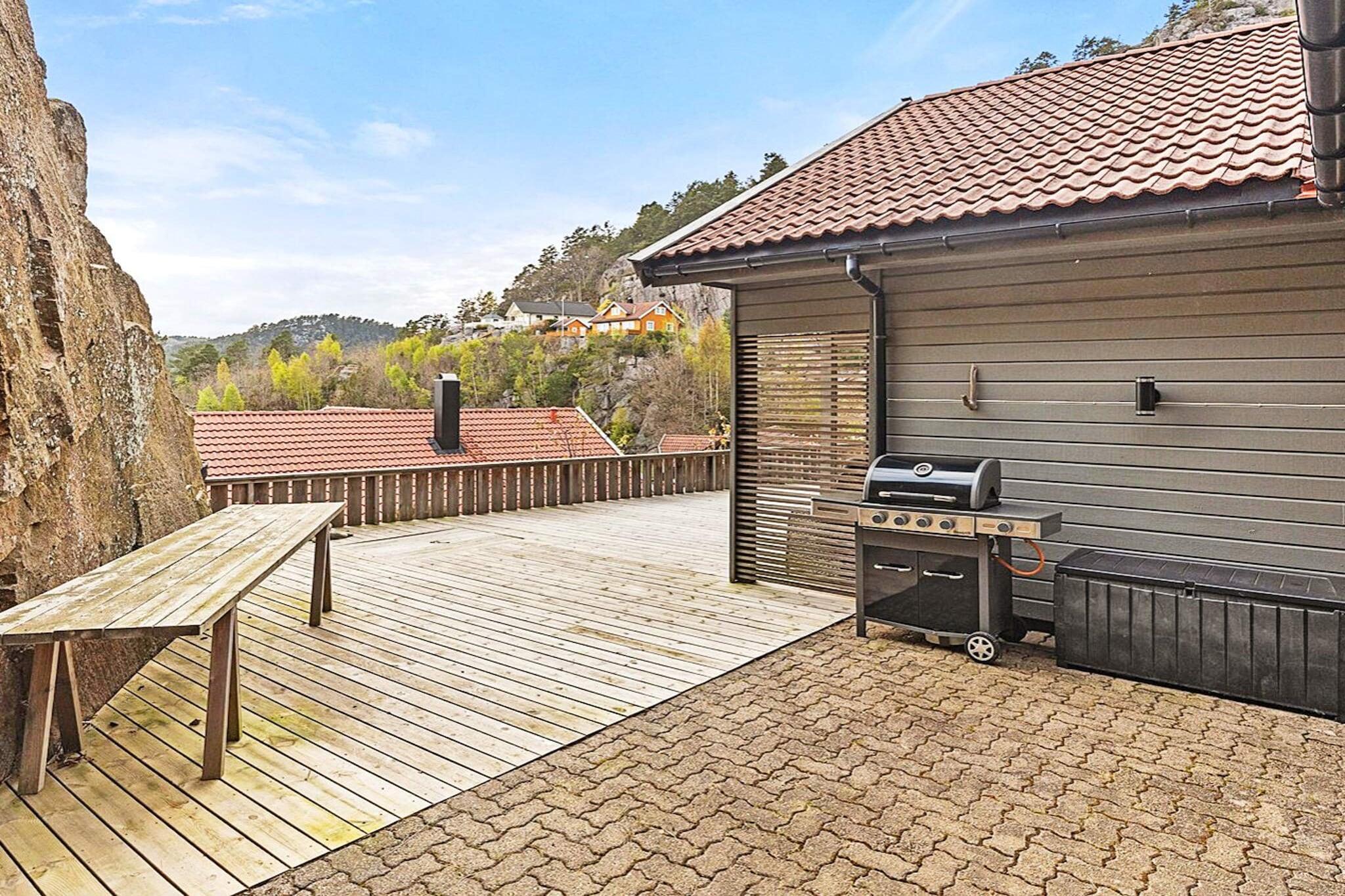 10 Personen Ferienhaus in Lindesnes-By Traum - Im Freien
