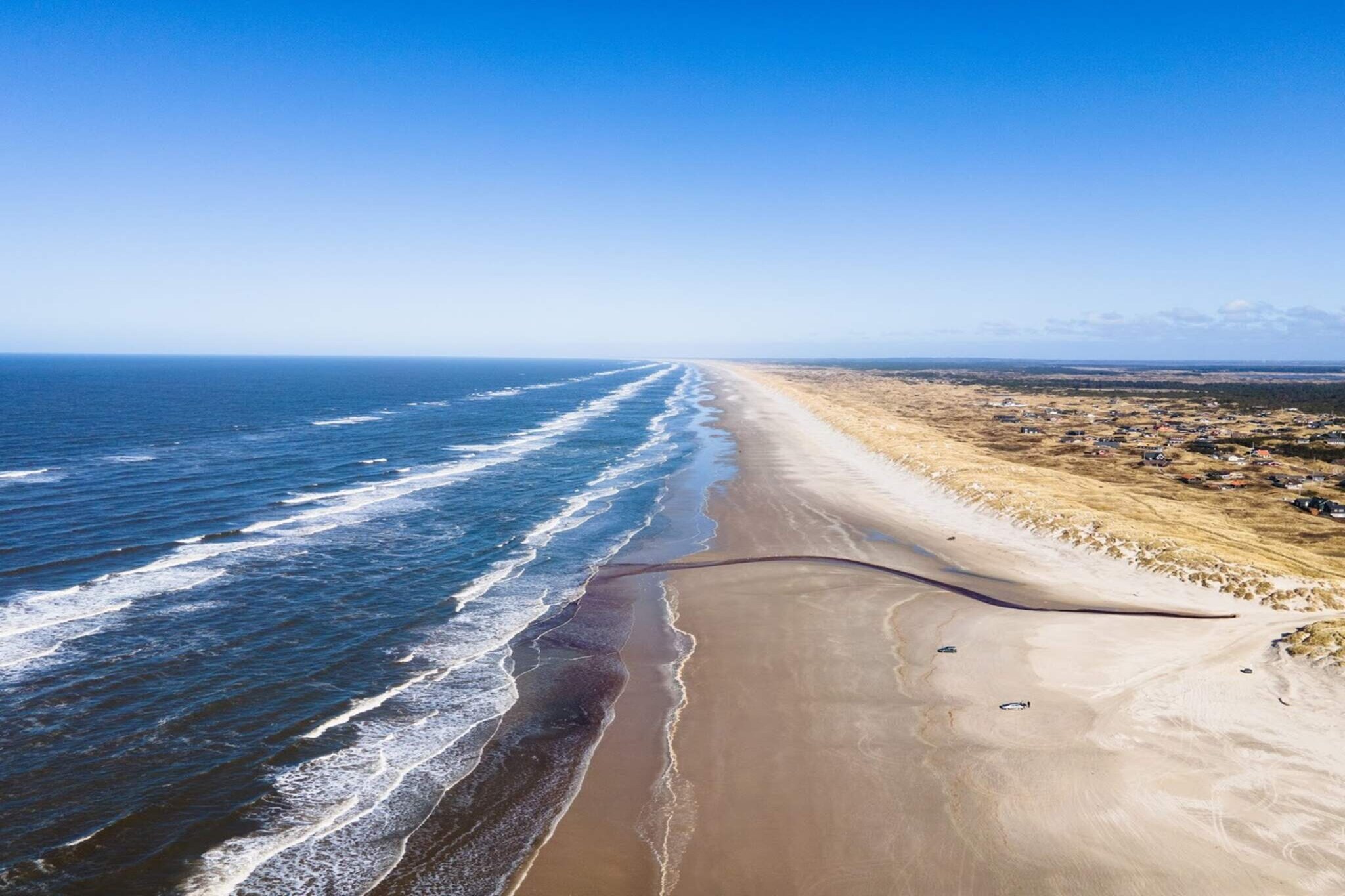 2 Personen Ferienhaus in Vejers Strand-By Traum - Wasserblick