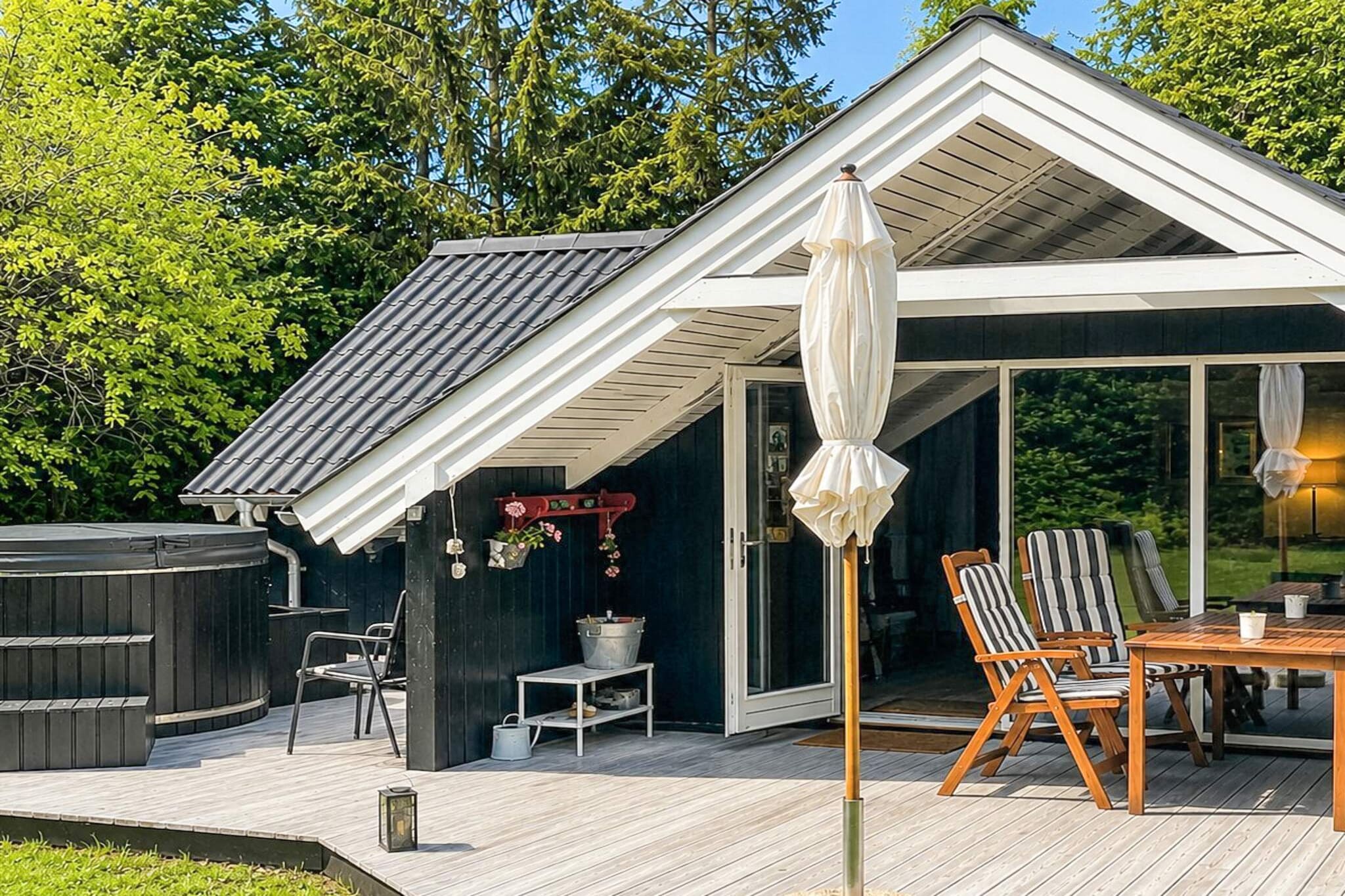 Licht vakantiehuis met bubbelbad - Uitzicht