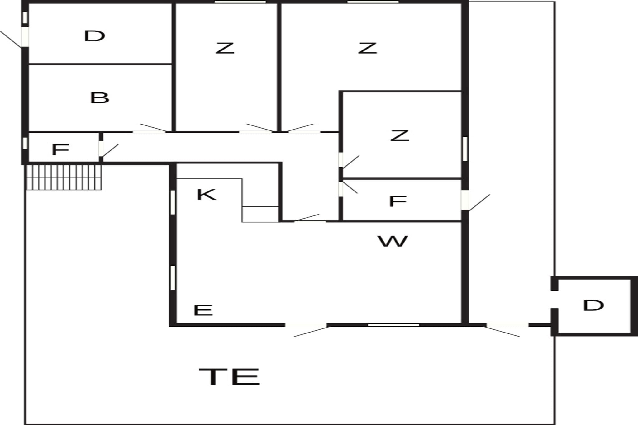 6 persoons vakantie huis in Ånneland-By Traum-Plattegrond
