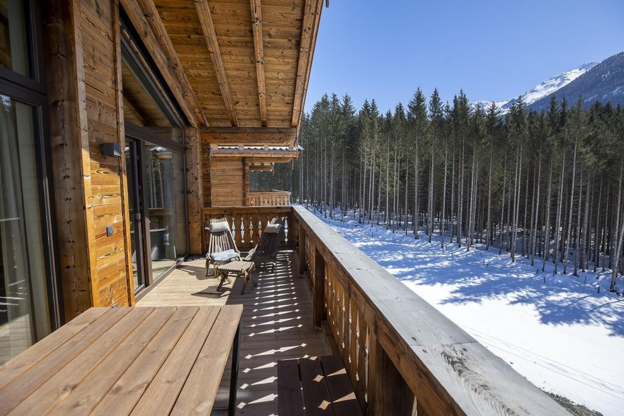 Nationalpark Chalet Ochsenbug-View winter