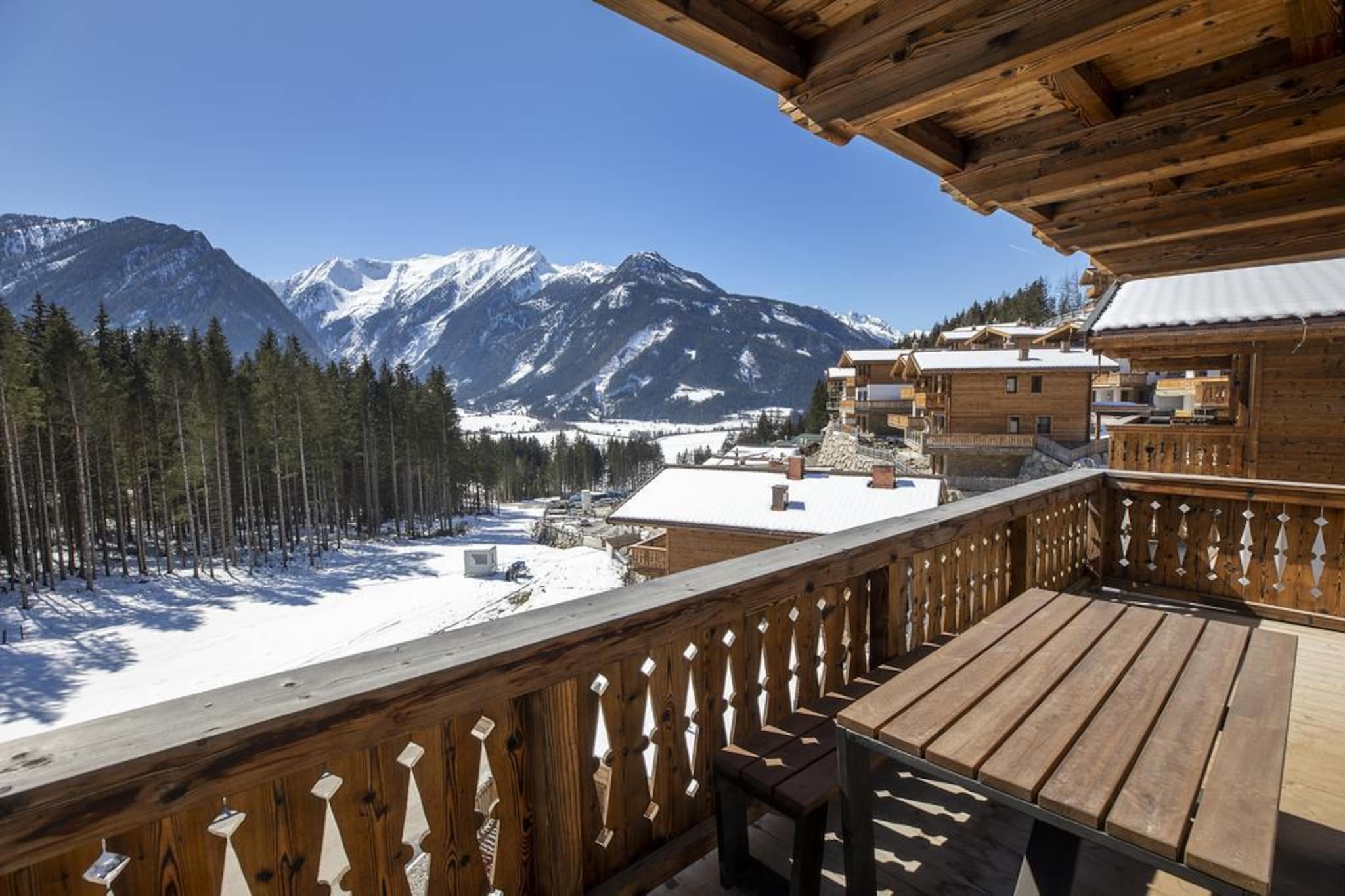 Nationalpark Chalet Ochsenbug-View winter