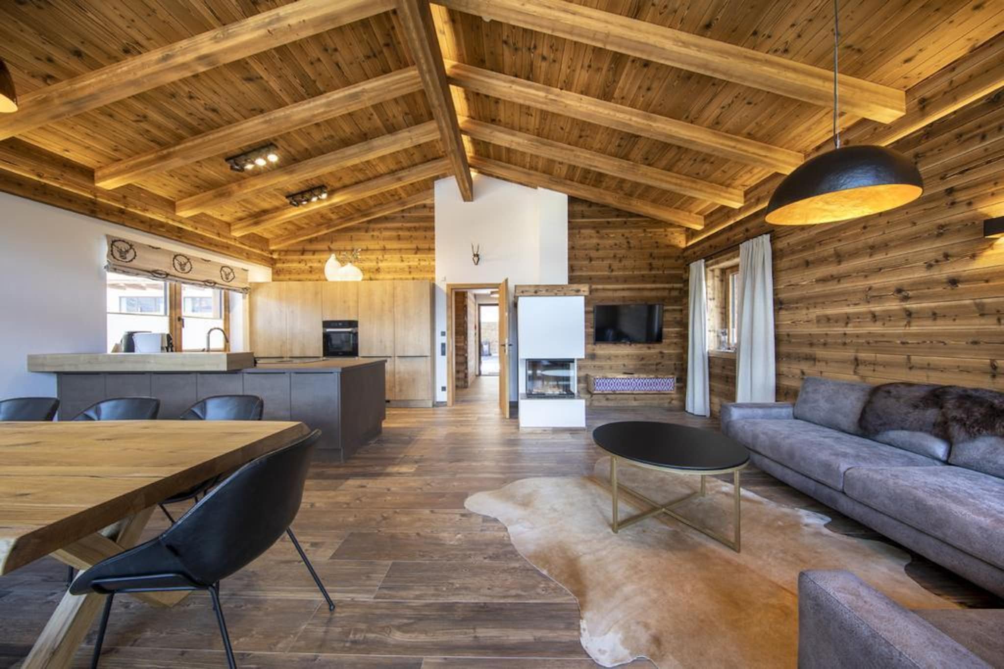 Nationalpark Chalet Ochsenbug-Living room
