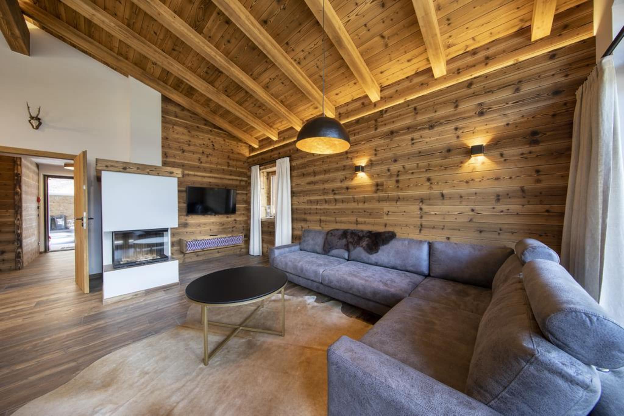 Nationalpark Chalet Ochsenbug-Living room