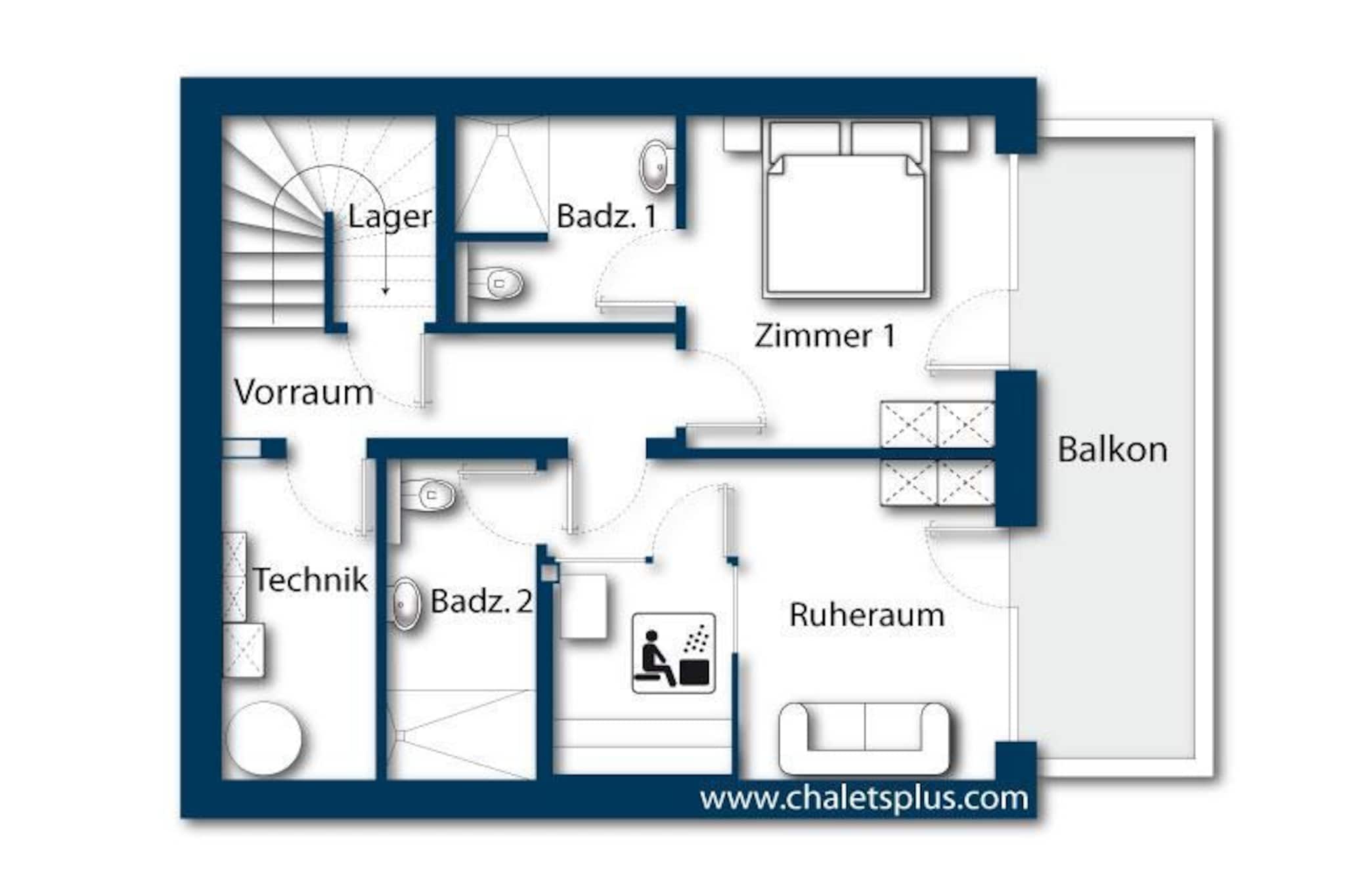 Nationalpark Chalet Ochsenbug-Floor plan