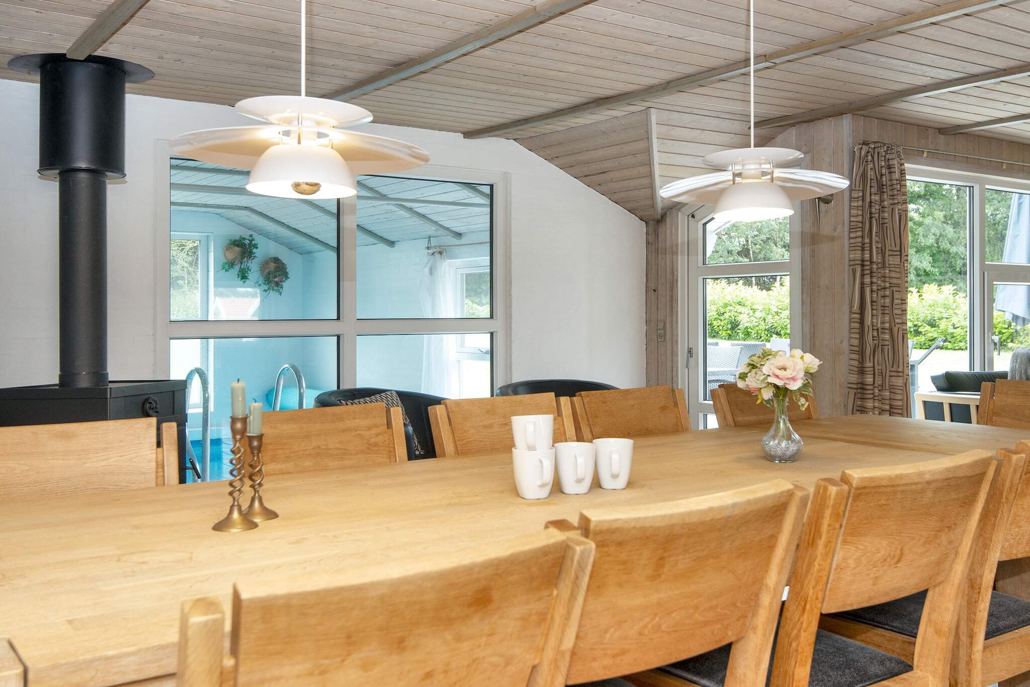 Luxe poolhouse vlakbij het strand - Binnen