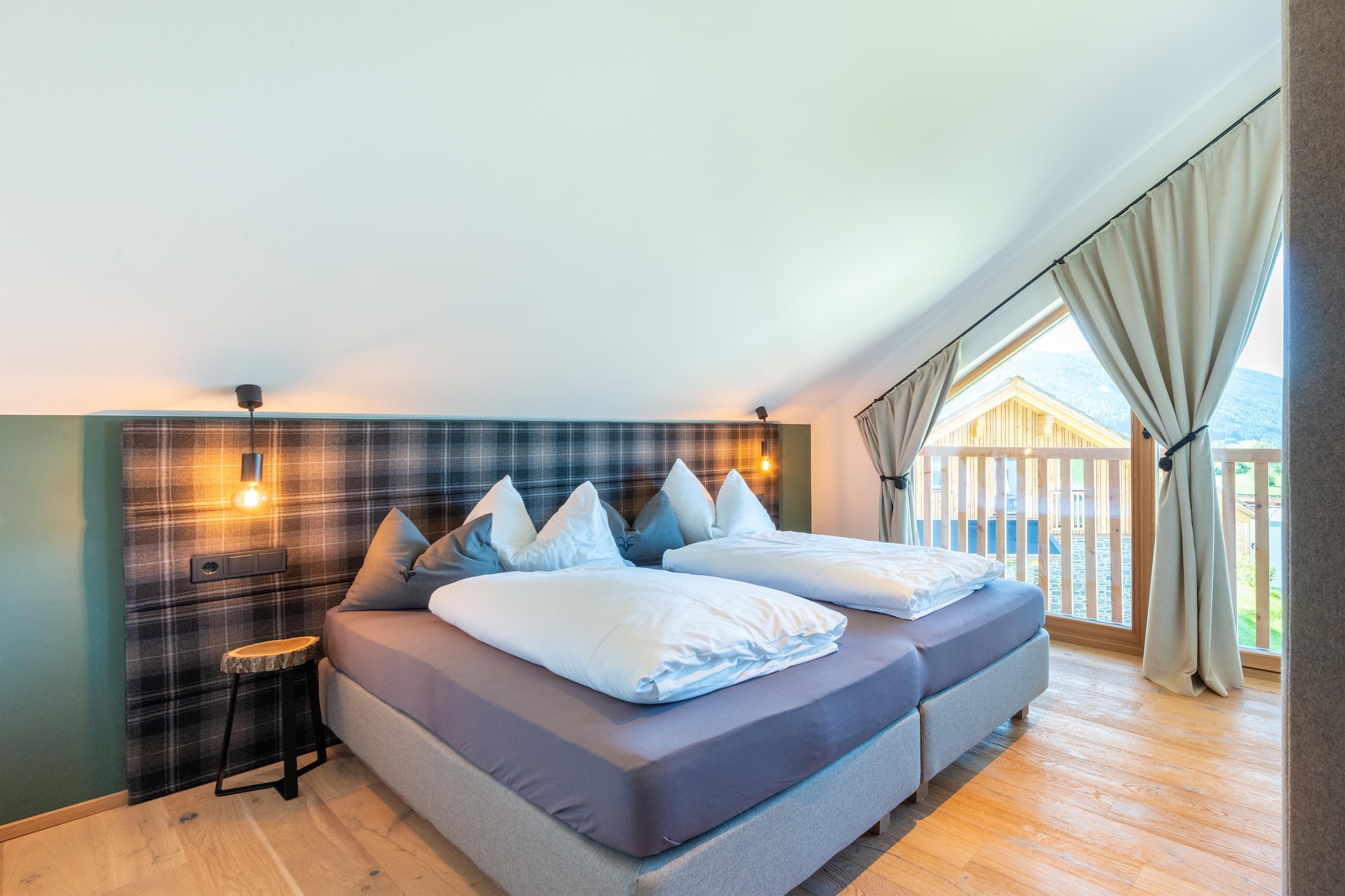 Pleasant chalet in Wölting with sauna