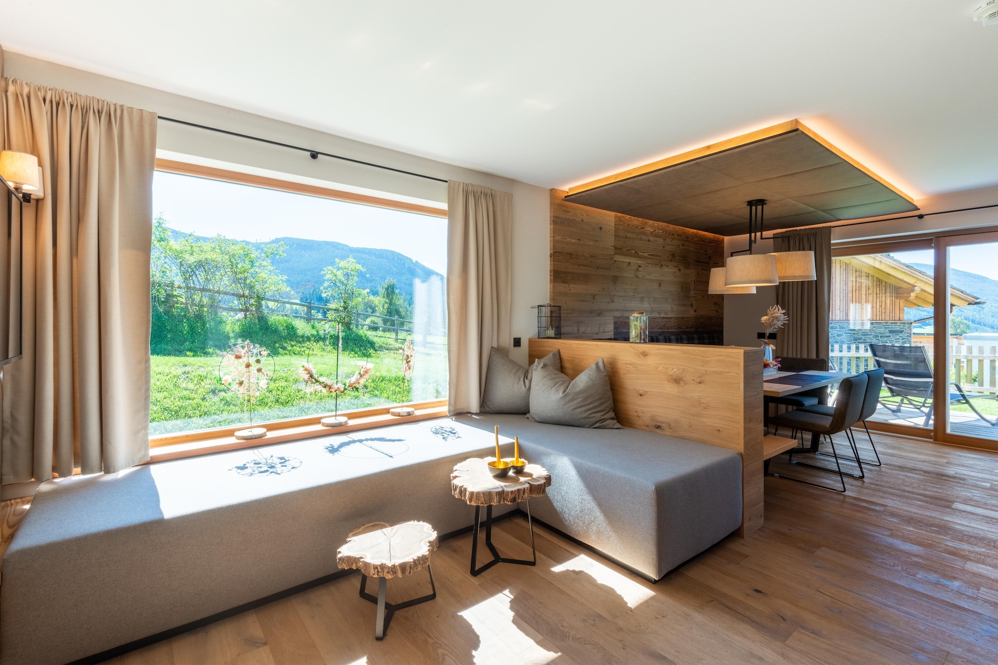 With elegant and high-quality interiors, this spacious chalet in Wölting offers a wonderful stay! Surrounded by greenery and mountains, the chalet features a private swimming natural pond where you can enjoy a refreshing dip. As the day passes by, you can relax in the sauna. Ideal for a large group of friends and families, there is never a dull moment here!
The centre of Tamsweg is 1.6 km away where you can go shopping and explore the region. Try the different delicacies in the nearby restaurants. You can also cycle and go mountain biking in the region. There are many other interesting sights that are also worth a visit.
The chalet is beautifully made and has a well-equipped kitchen for preparing delicious meals. You can also spend time on the terrace enjoying your barbecue meals. The garden is a perfect place to destress with a book. Parking is available on the premises.
About Belvilla
When you stay in a Belvilla home, you can rest assured of a unique holiday home in ideal surroundings at an attractive price. The portfolio of accommodations consists of more than 40,000-holiday homes in 20 European countries. Interested in a weekend getaway, a summer or winter sports holiday or simply a short break? Do you prefer the coast, the countryside or the mountains? Whatever your preference, there is a Belvilla home to meet your needs, from a cosy gîte for two to a castle big enough for the entire family, from an apartment in the heart of Rome to a cabin in the middle of nowhere, from a simple tree house to a luxury dream villa and from close to home to the other side of Europe.
A Belvilla home gives you the freedom to enjoy breakfast in your pyjamas or continue a good conversation into the morning hours without having to worry about the bar's closing time. Prepare gourmet meals with fresh local ingredients in your own kitchen and take advantage of having your own swimming pool to do as many cannonballs as you want! In other words, you can enjoy complete privacy in your home away from home.