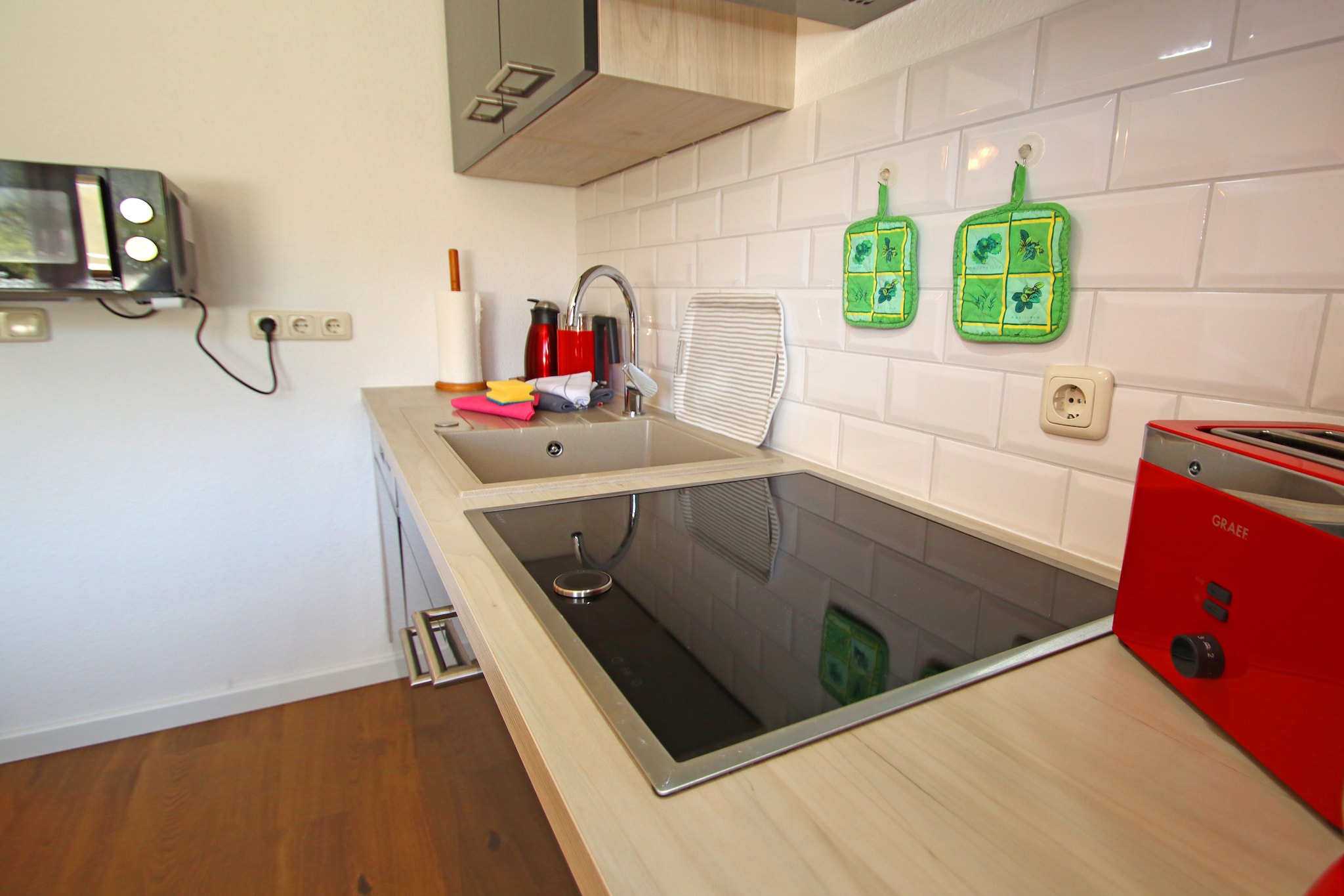 Schönes Ferienhaus in Alt Bukow Gaida - Keuken