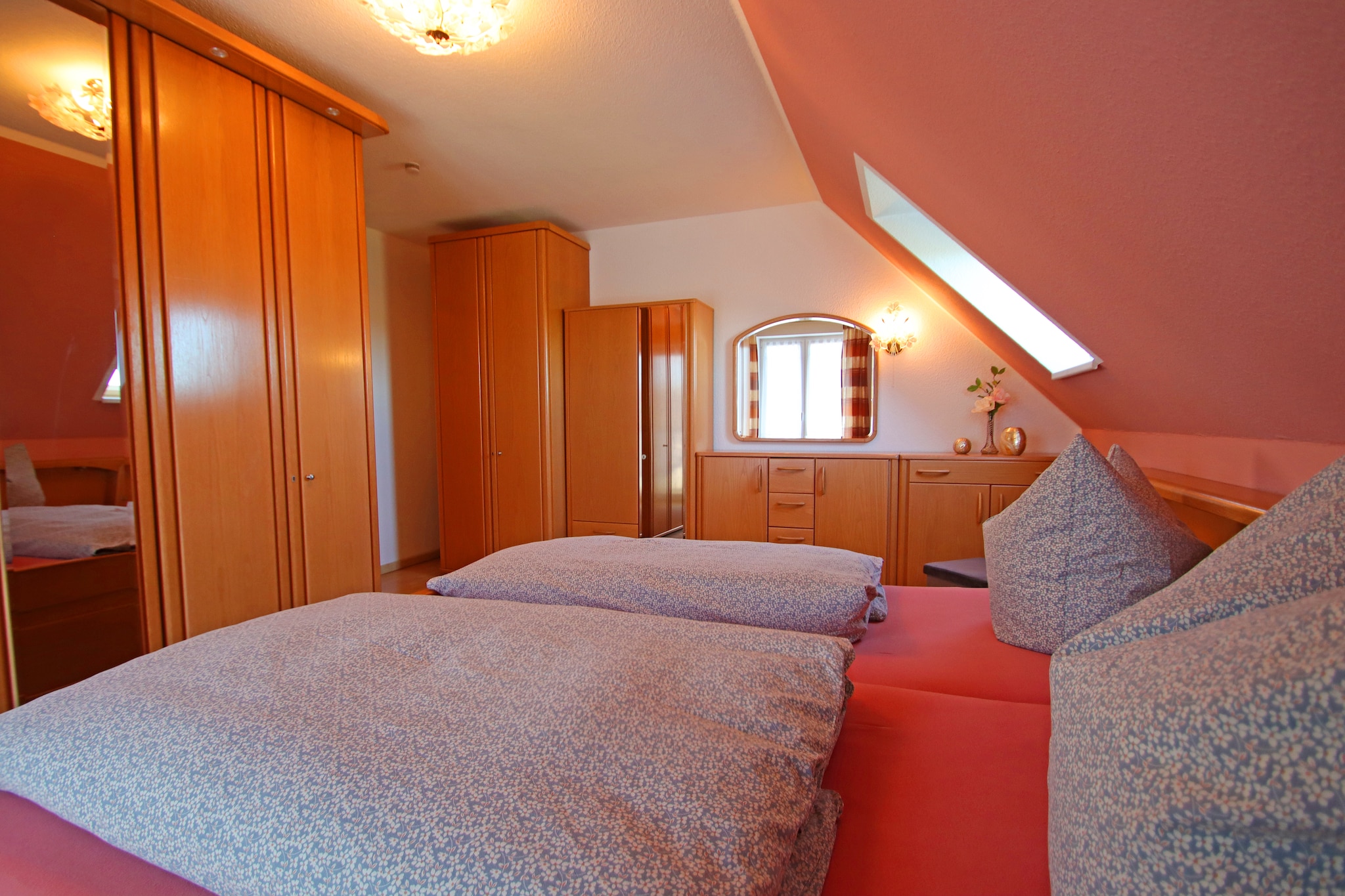 Schönes Ferienhaus in Alt Bukow Gaida - Slaapkamer